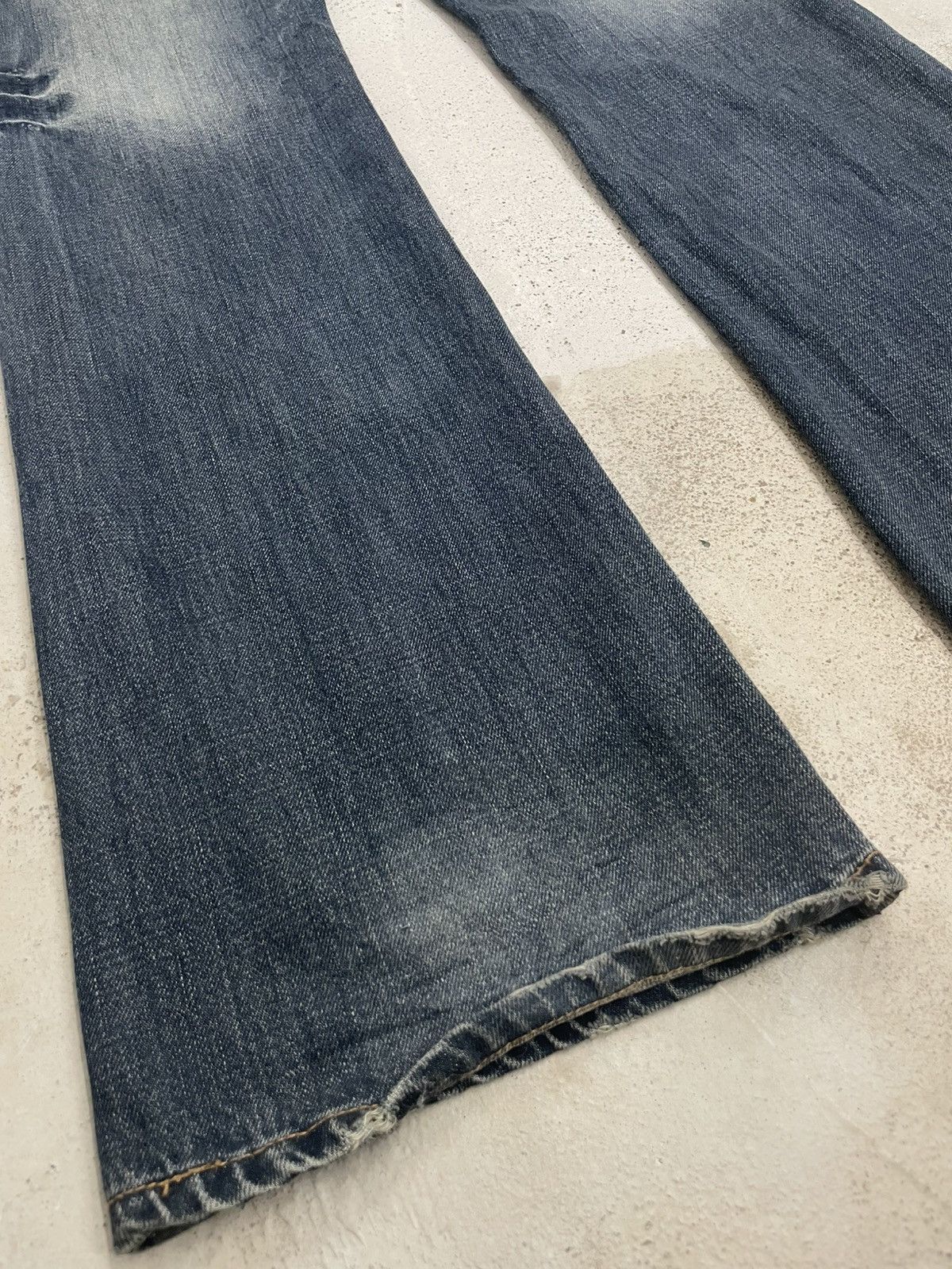 Le Grande Bleu (L.G.B.) Al Delio LGB Sick Mud Flare Archive Pant Whisker Distressed Size US 32 / EU 48 - 16 Thumbnail
