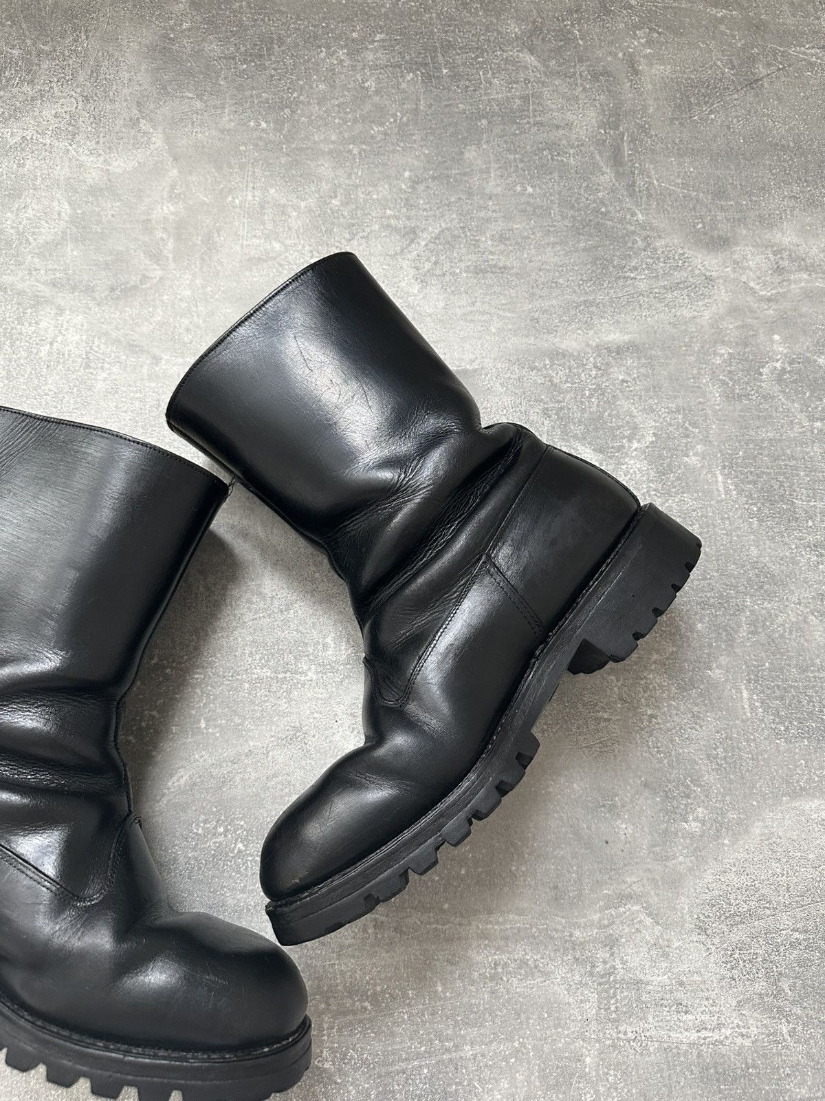 Vintage Hype Gothic Leather Boots Kanye west Style Size US 7.5 / EU 40-41 - 8 Thumbnail