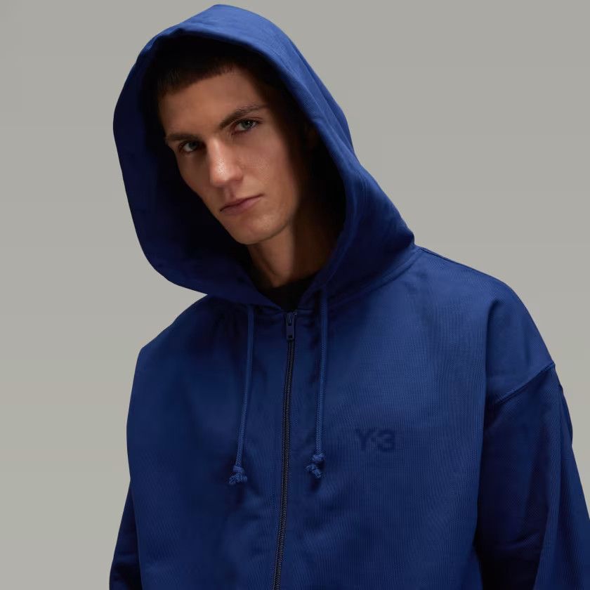 Y-3 o1s22i1n0125 Zip Hoodie in Blue Size US M / EU 48-50 / 2 - 5 Thumbnail