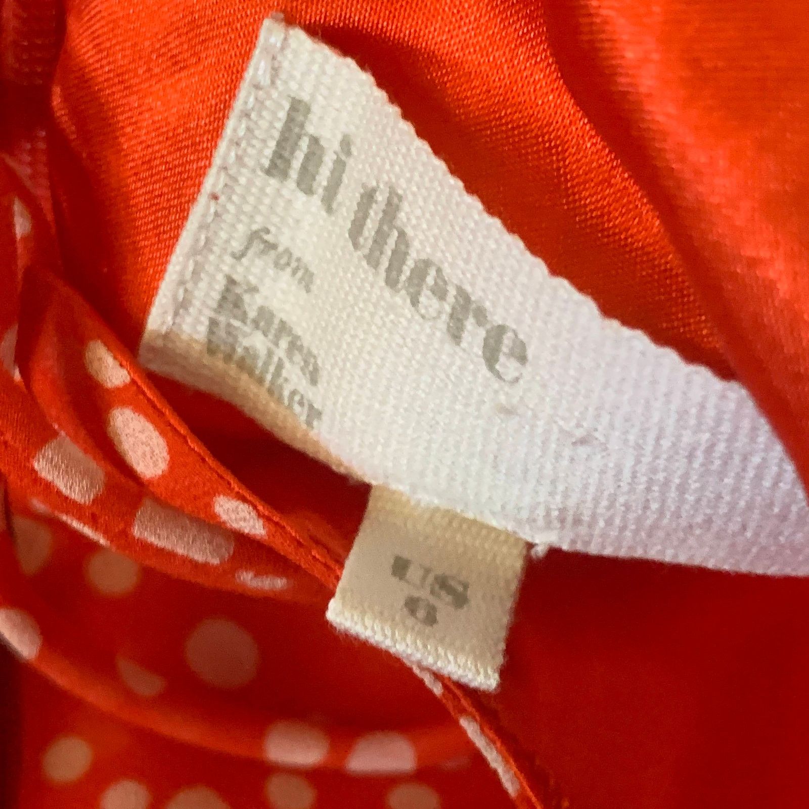 Anthropologie Anthropologie Hi There Karen Walker 6 Dress Red Polka Dot Size M / US 6-8 / IT 42-44 - 7 Thumbnail