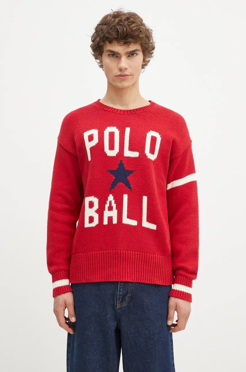 Polo Ralph Lauren Polo Ralph Lauren - Polo Ball Knit Sweater Size US L / EU 52-54 / 3 - 6 Thumbnail