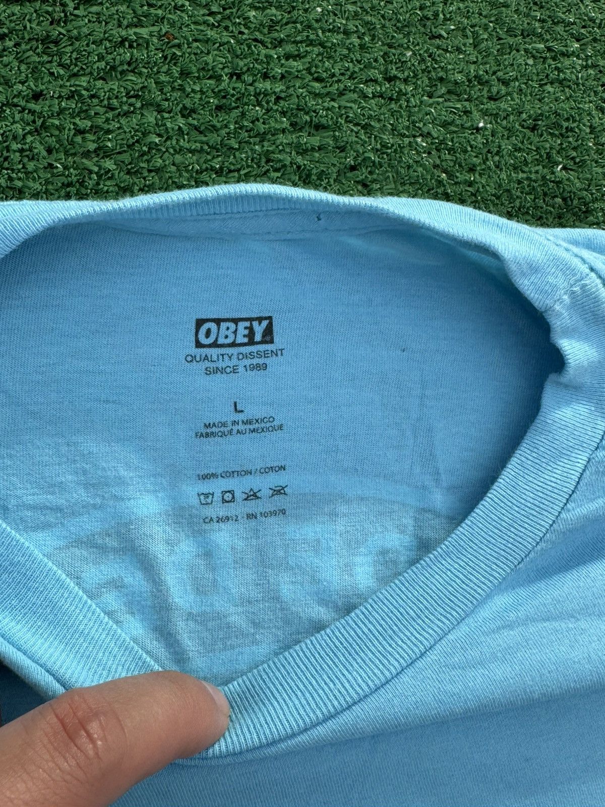Obey Obey Worldwide De-Control T-Shirt Size US L / EU 52-54 / 3 - 3 Thumbnail