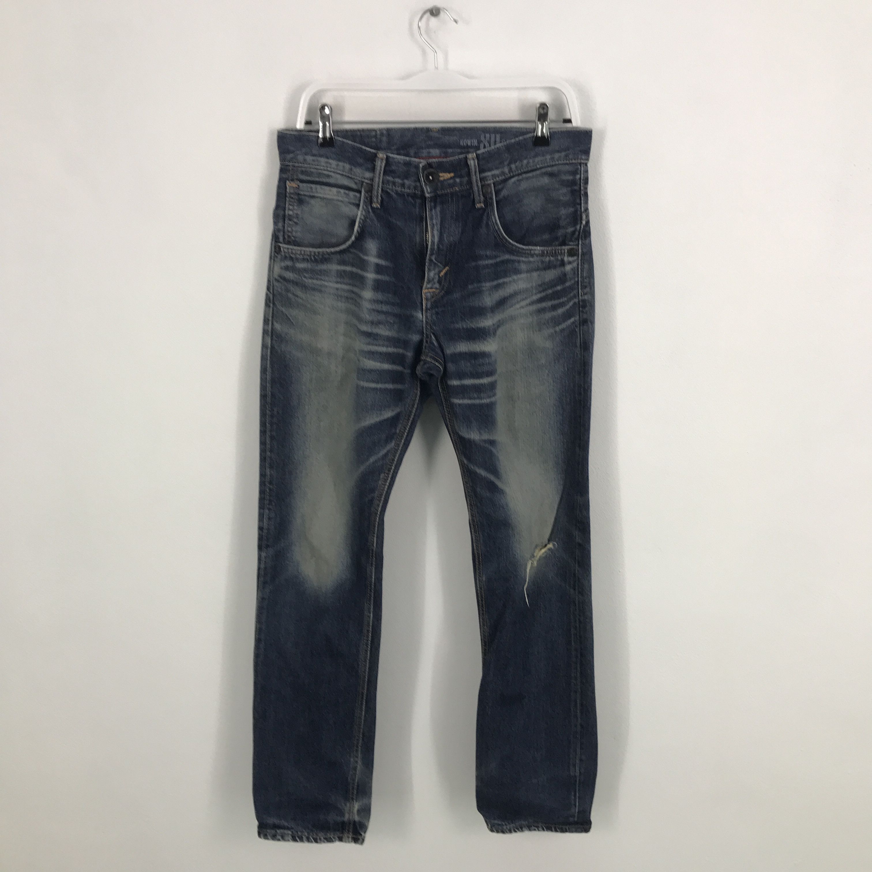 Edwin × Japanese Brand Rare Edwin Japan ifsixwasnine style Faded Denim pants Size US 30 / EU 46 - 1 Thumbnail