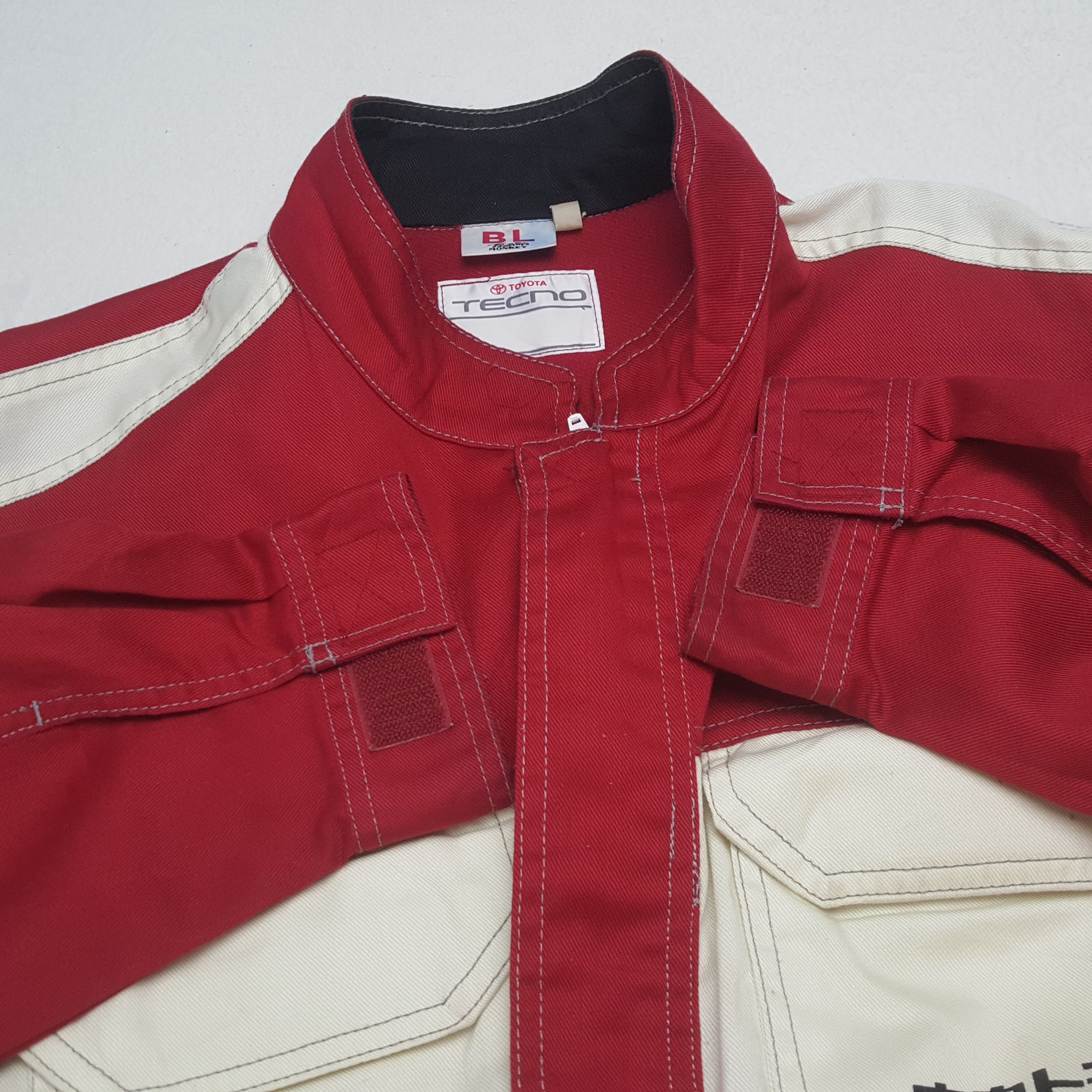 Japanese Brand TOYOTA TECNO Motorsports Racing Coverall Jacket Size US L / EU 52-54 / 3 - 13 Thumbnail