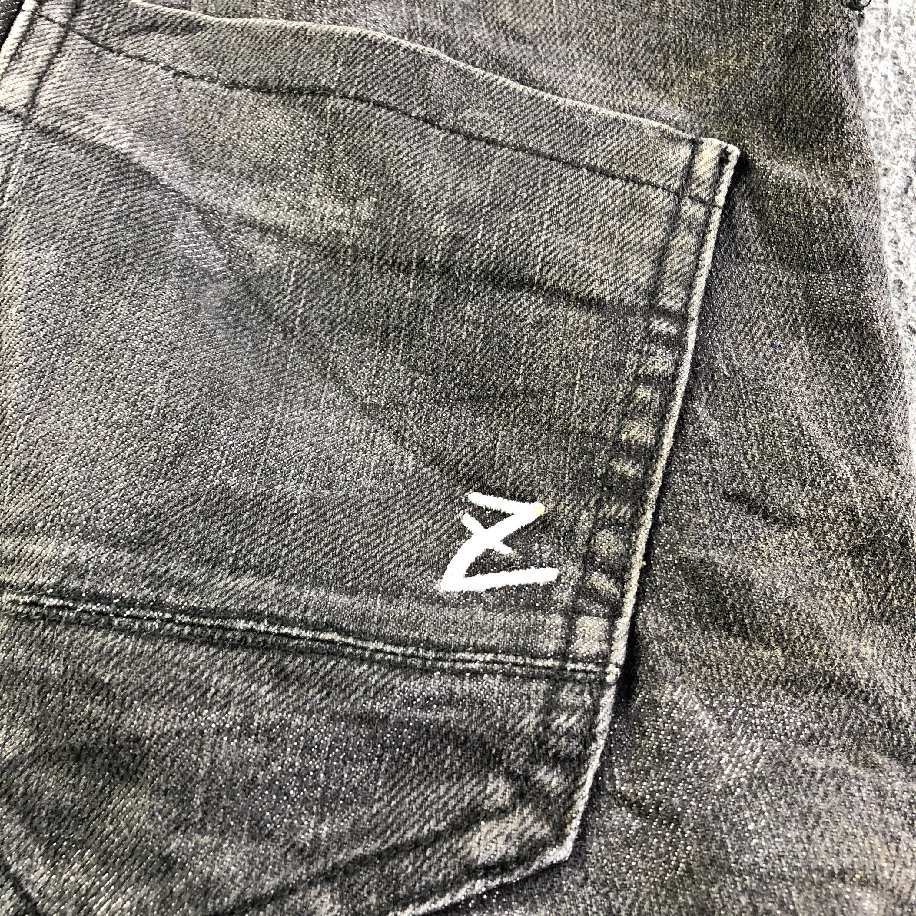 Vintage Vintage Z Dragon Indigo Biker Jeans-J3795 Size US 33 - 5 Thumbnail