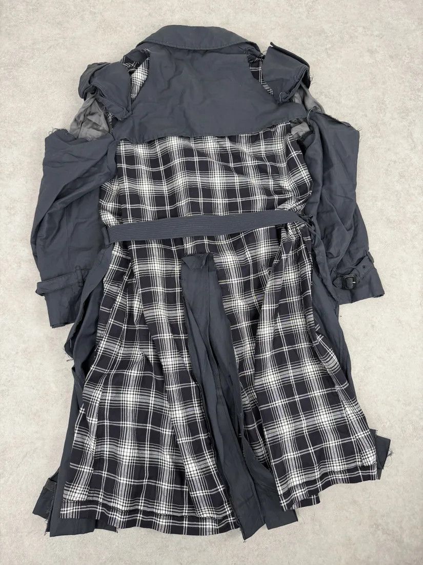 Maison Margiela Maison Margiela Grey Sample Destructured Ripped Trench Coat Size US S / EU 44-46 / 1 - 4 Thumbnail