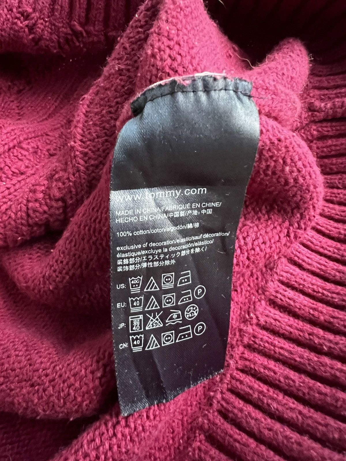 Aran Isles Knitwear × Tommy Hilfiger Vintage Tommy Hilfiger Cable Knit Isle Knitwear Sweater Size L / US 10 / IT 46 - 6 Thumbnail