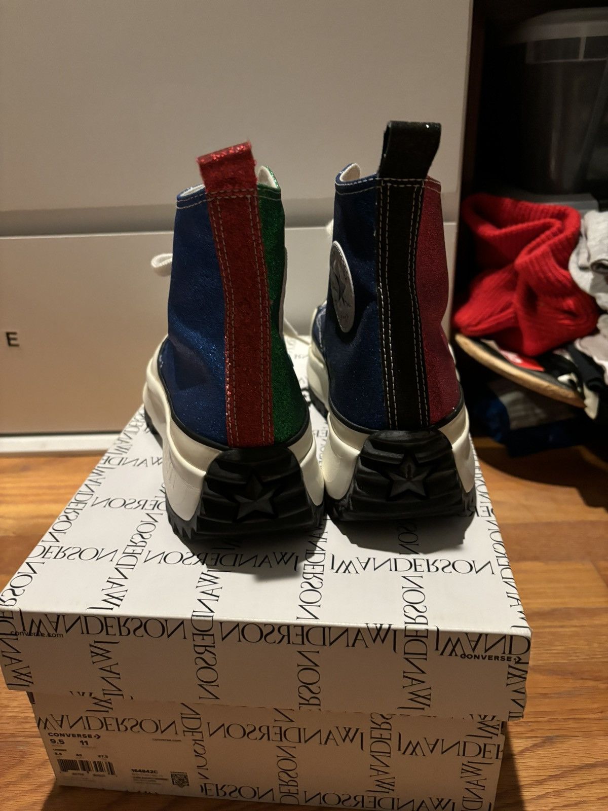 Converse × JW Anderson Converse Jw Anderson glitter Run Star Hike Hi Size 9.5 Size US 9.5 / EU 42-43 - 4 Thumbnail