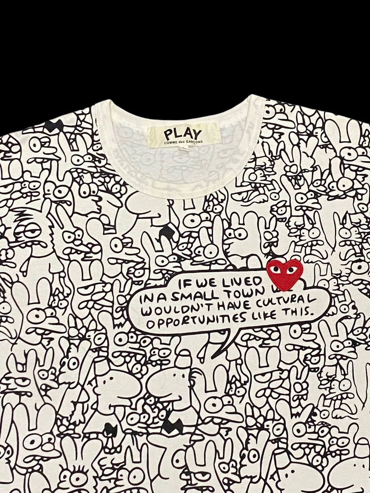 Comme des Garcons × Comme des Garcons PLAY AD2009 Comme Des Garçons Play X Matt Groening Shirt Size US L / EU 52-54 / 3 - 4 Thumbnail