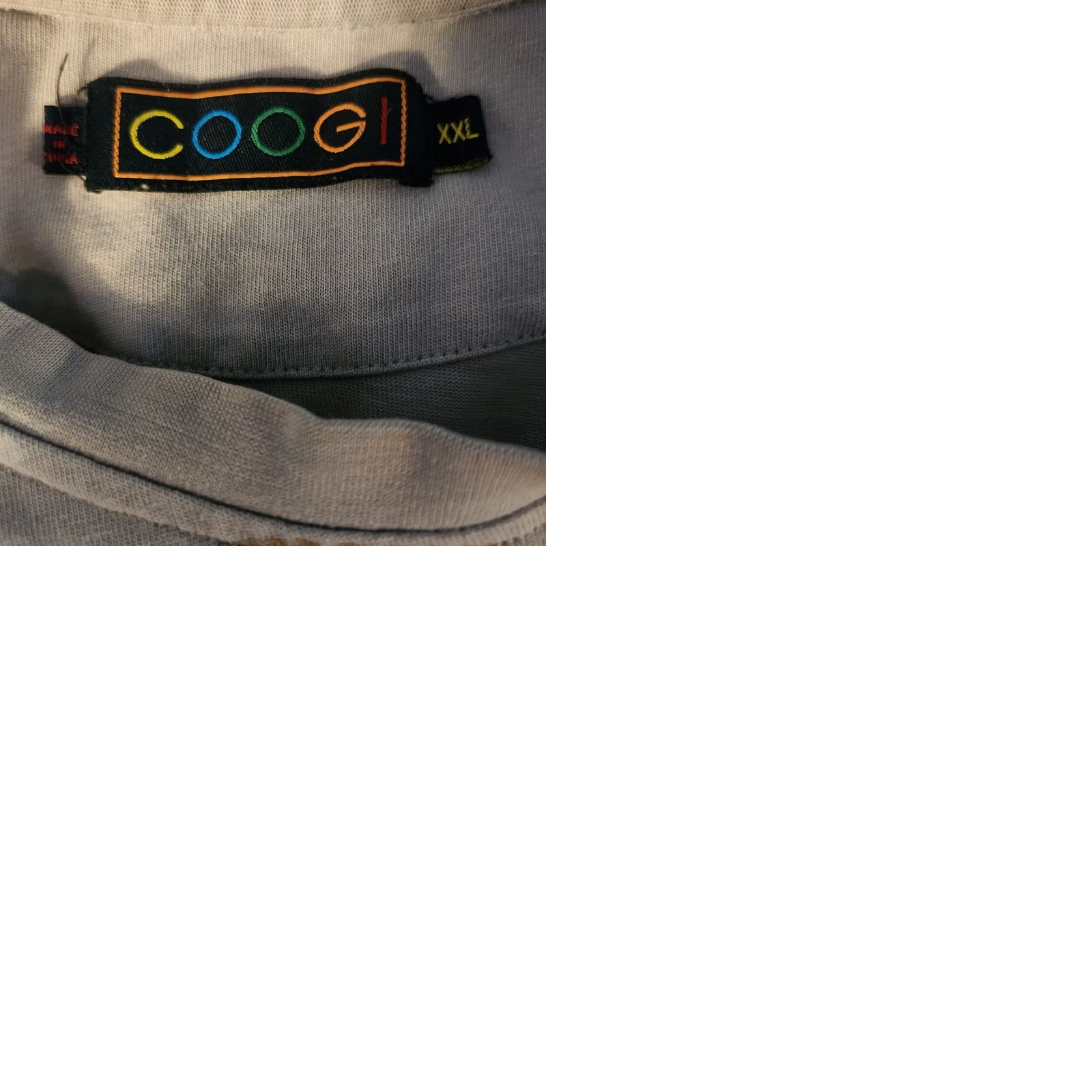 Coogi VINTAGE COOGI Long Sleeve T Shirt Mens 2XL White Gold Embroidered Double Sided Y2K Size US XXL / EU 58 / 5 - 9 Thumbnail