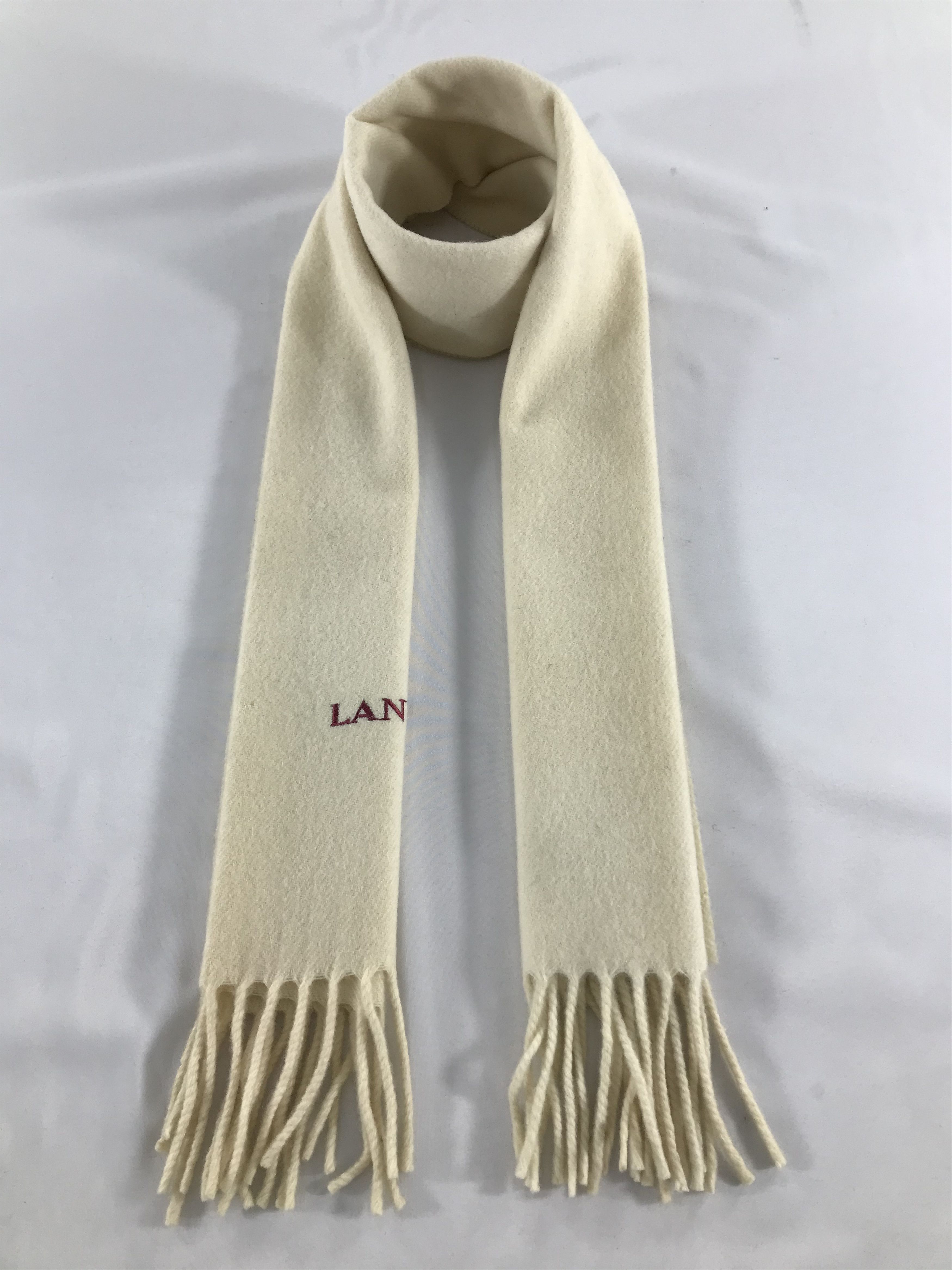 Lanvin Wool Scarf Muffler V407