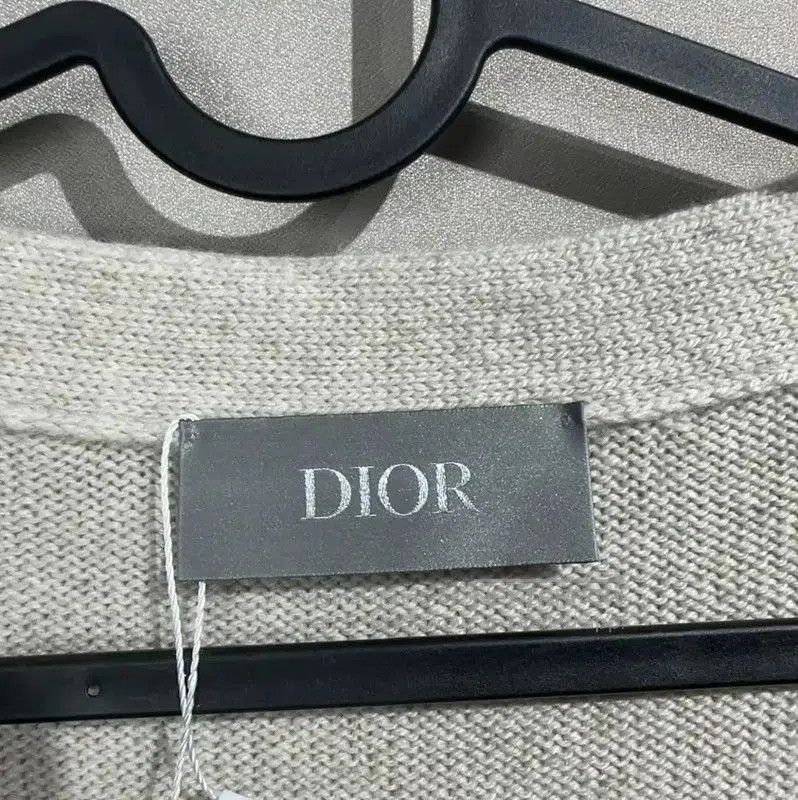 Dior Dior Men's XL Light Gray Wool Blend Sweater . Size US XL / EU 56 / 4 - 4 Thumbnail