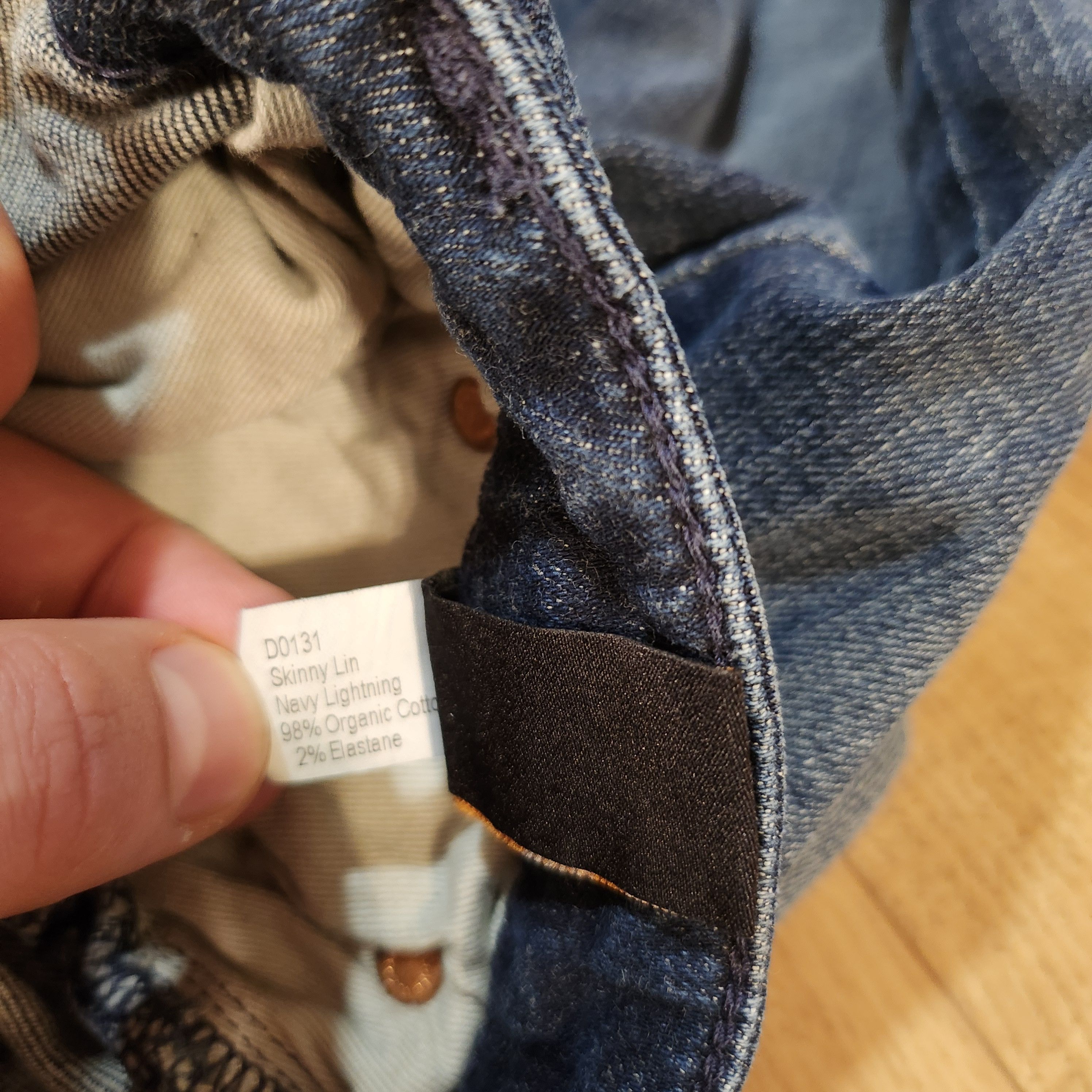 Nudie Jeans 29/32 Skinny Lin Blue Denim Size US 29 - 6 Thumbnail