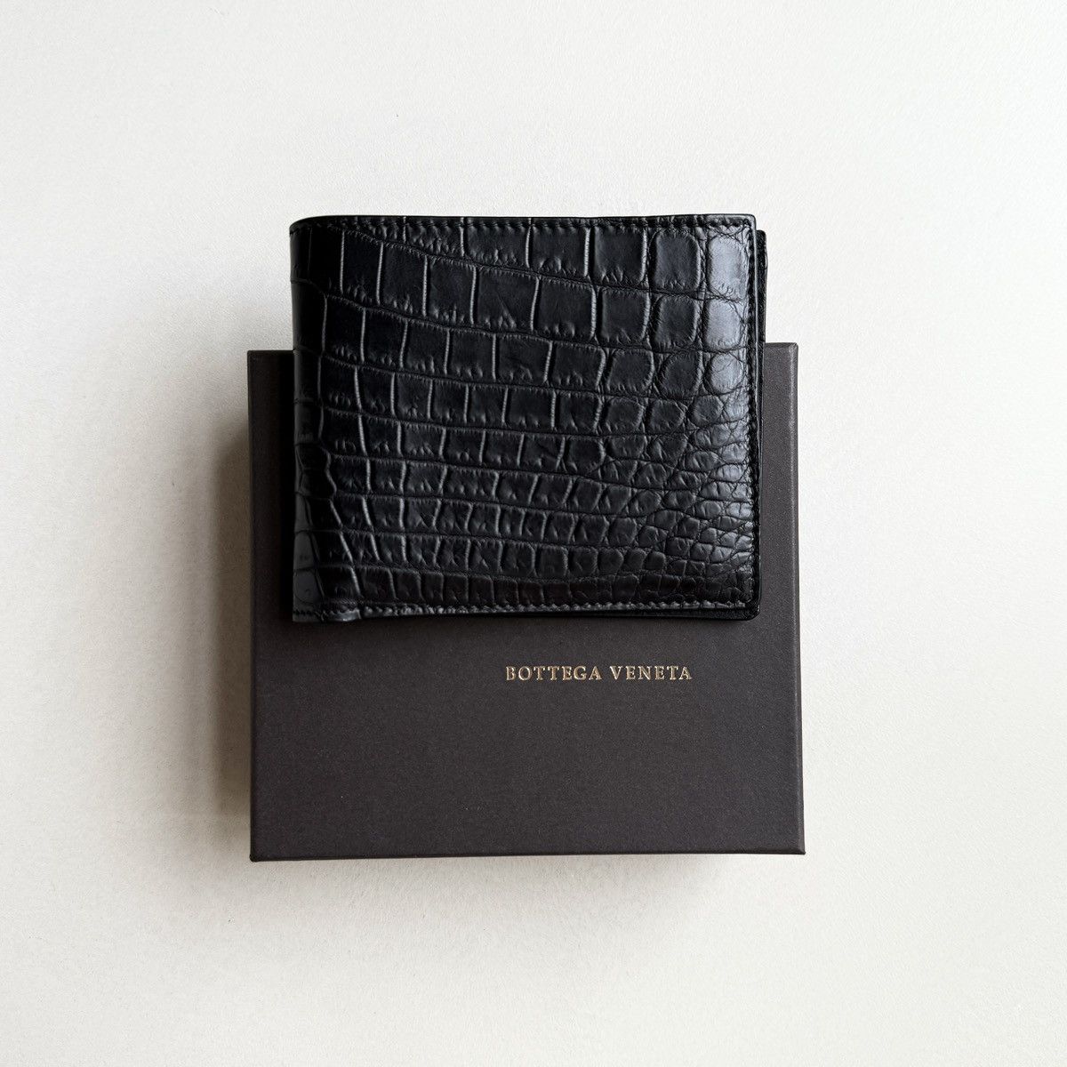 Bottega Veneta Bottega Veneta Crocodile Wallet Size ONE SIZE - 1 Thumbnail
