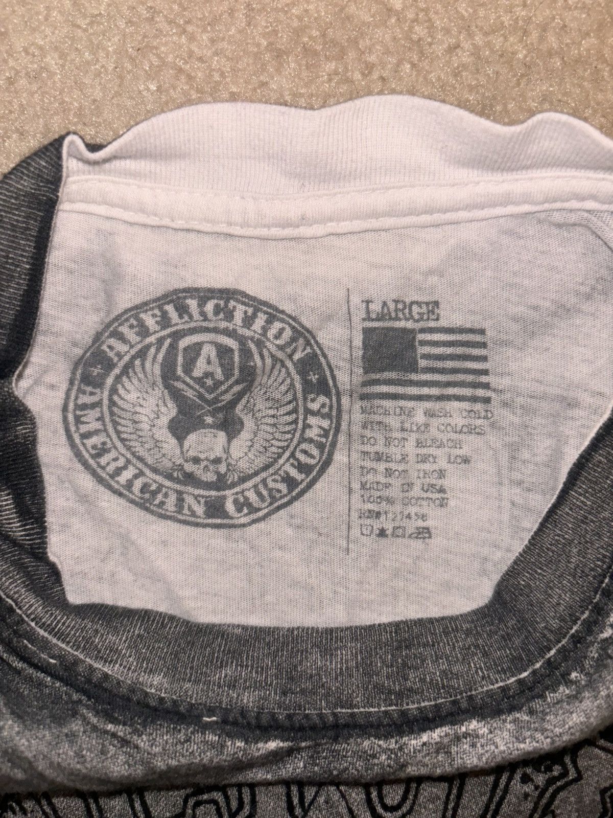 Affliction Y2K Affliction Skull T-Shirt Mens Size L Motorcycles Size US L / EU 52-54 / 3 - 5 Thumbnail