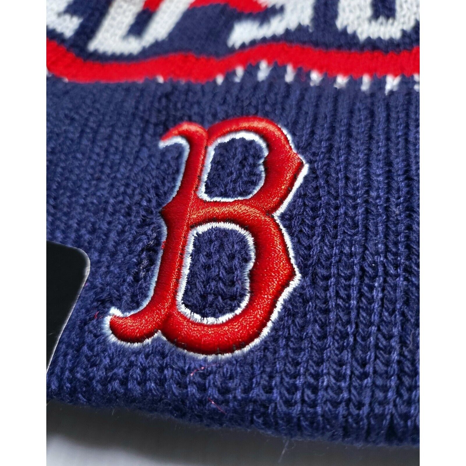 Other NWT Boston Red Sox Sports Pom Knit Beanie Fleece Lined Size ONE SIZE - 2 Thumbnail