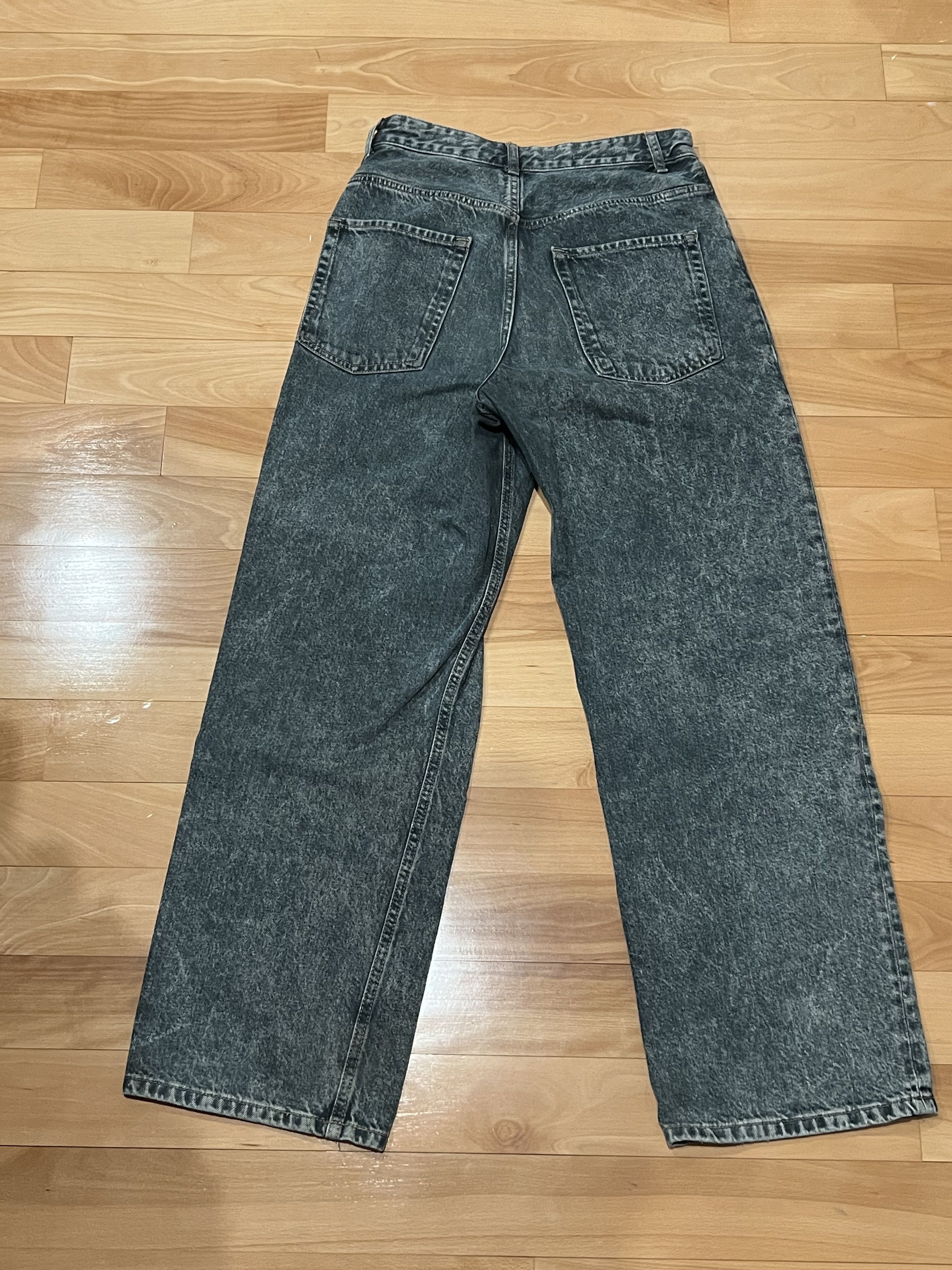 Zara Zara Men's Baggy Fit Geometric Scratch Effect Jeans Size US 28 / EU 44 - 3 Thumbnail