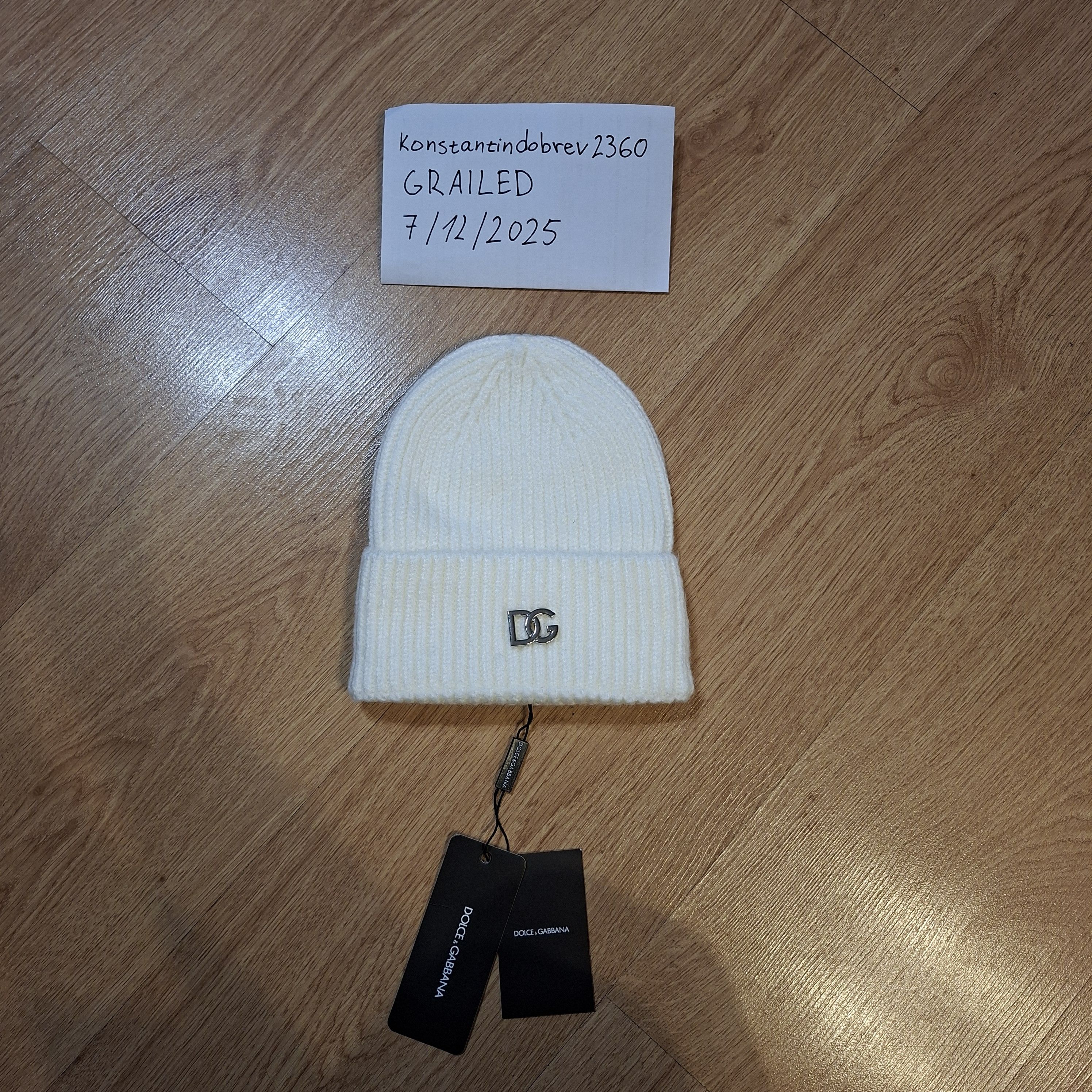 Dolce & Gabbana Dolce Gabbana white hat Size ONE SIZE - 1 Thumbnail