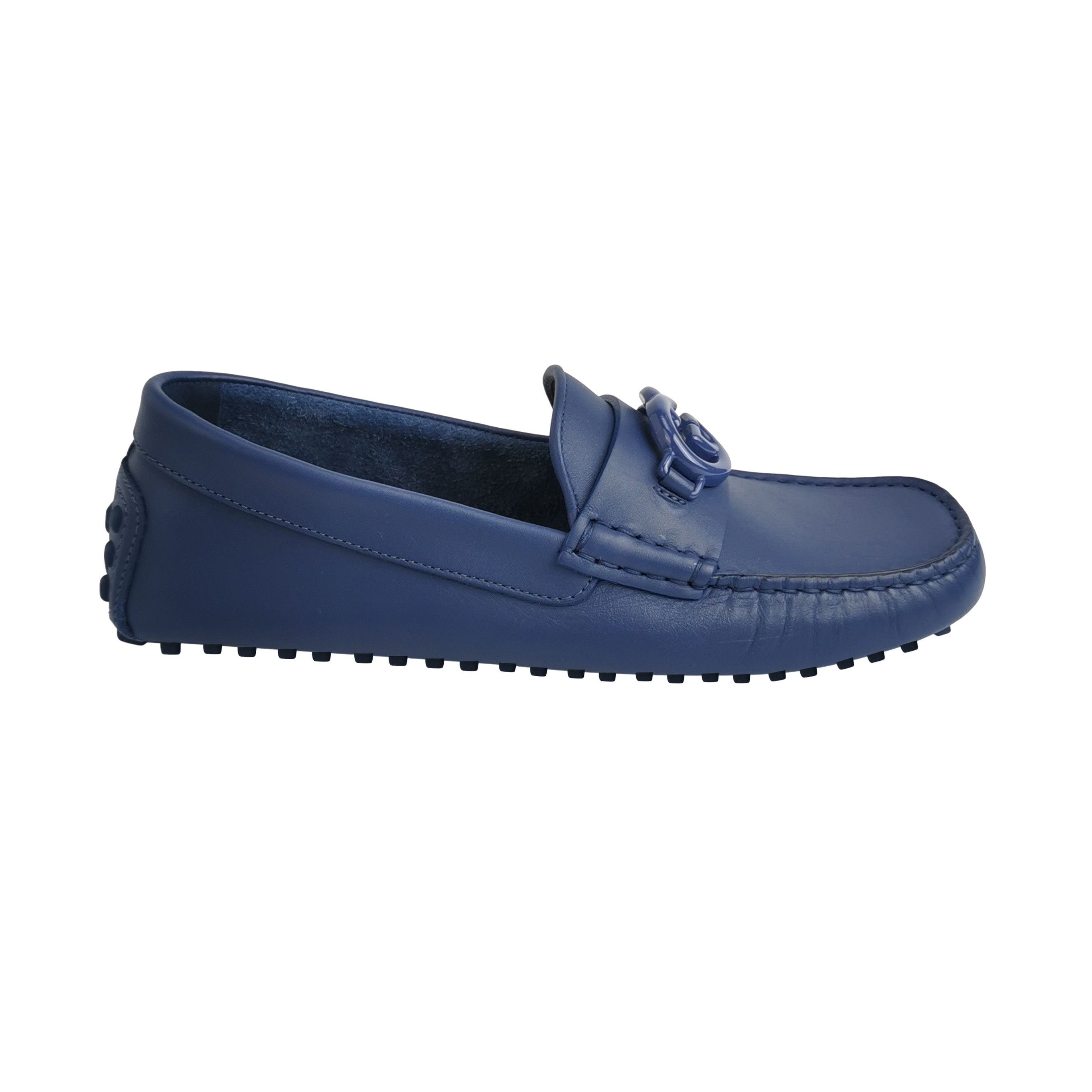 Gucci Gucci Interlocking G Leather Driver Loafers Size 4.5 Size US 5.5 / EU 38 - 1 Thumbnail