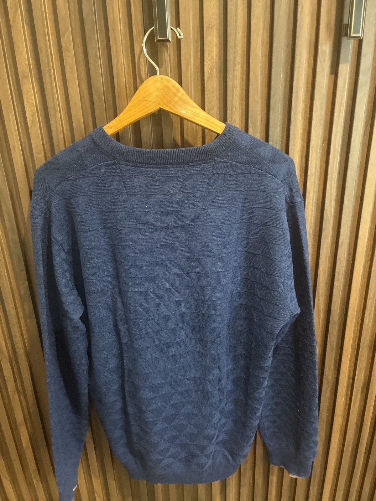 Robert Graham Robert Graham Navy Sweater Size US M / EU 48-50 / 2 - 3 Thumbnail