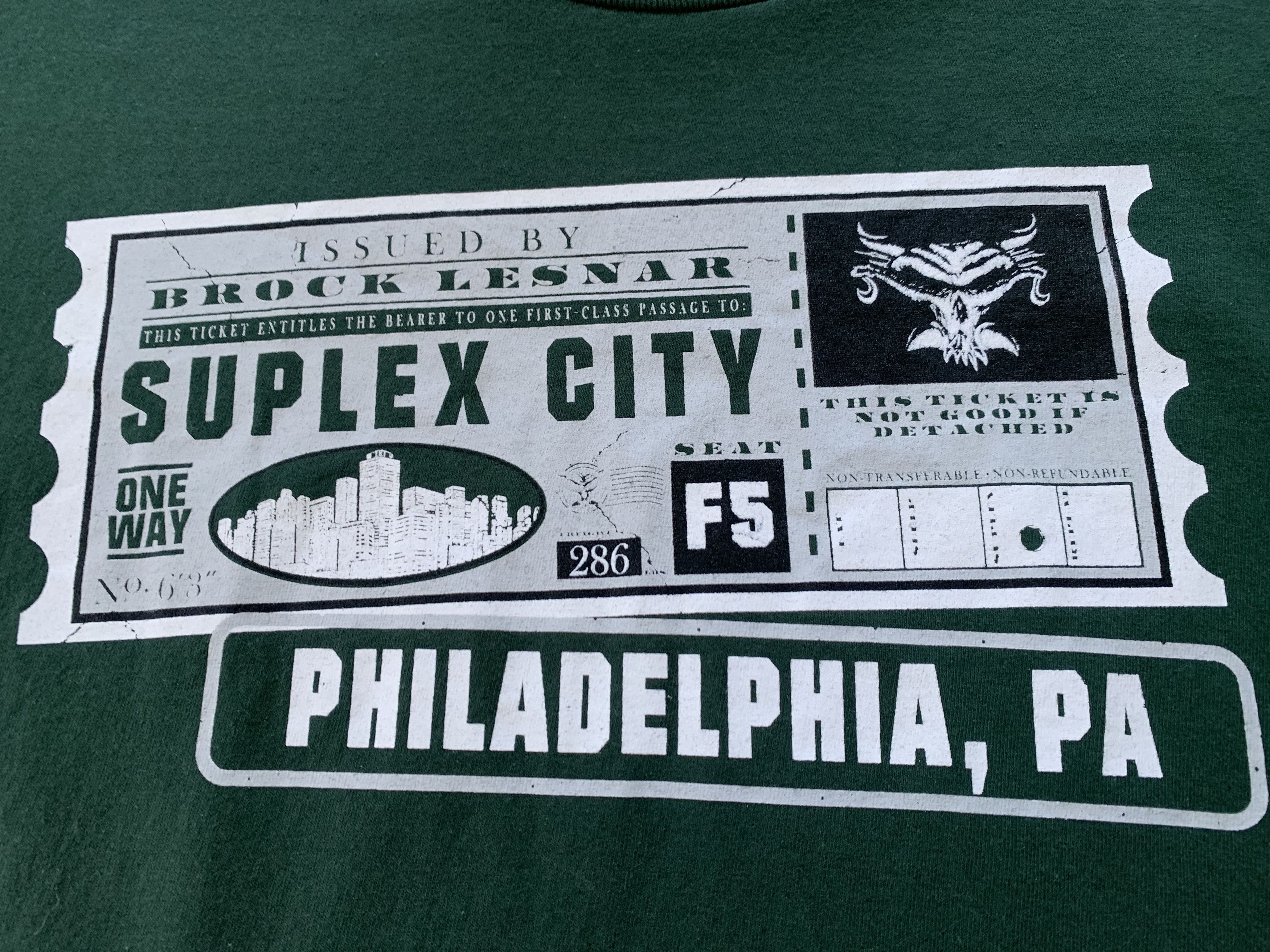WWE Brock Lesnar Suplex City Philadelphia WWE T-Shirt Size US L / EU 52-54 / 3 - 6 Thumbnail