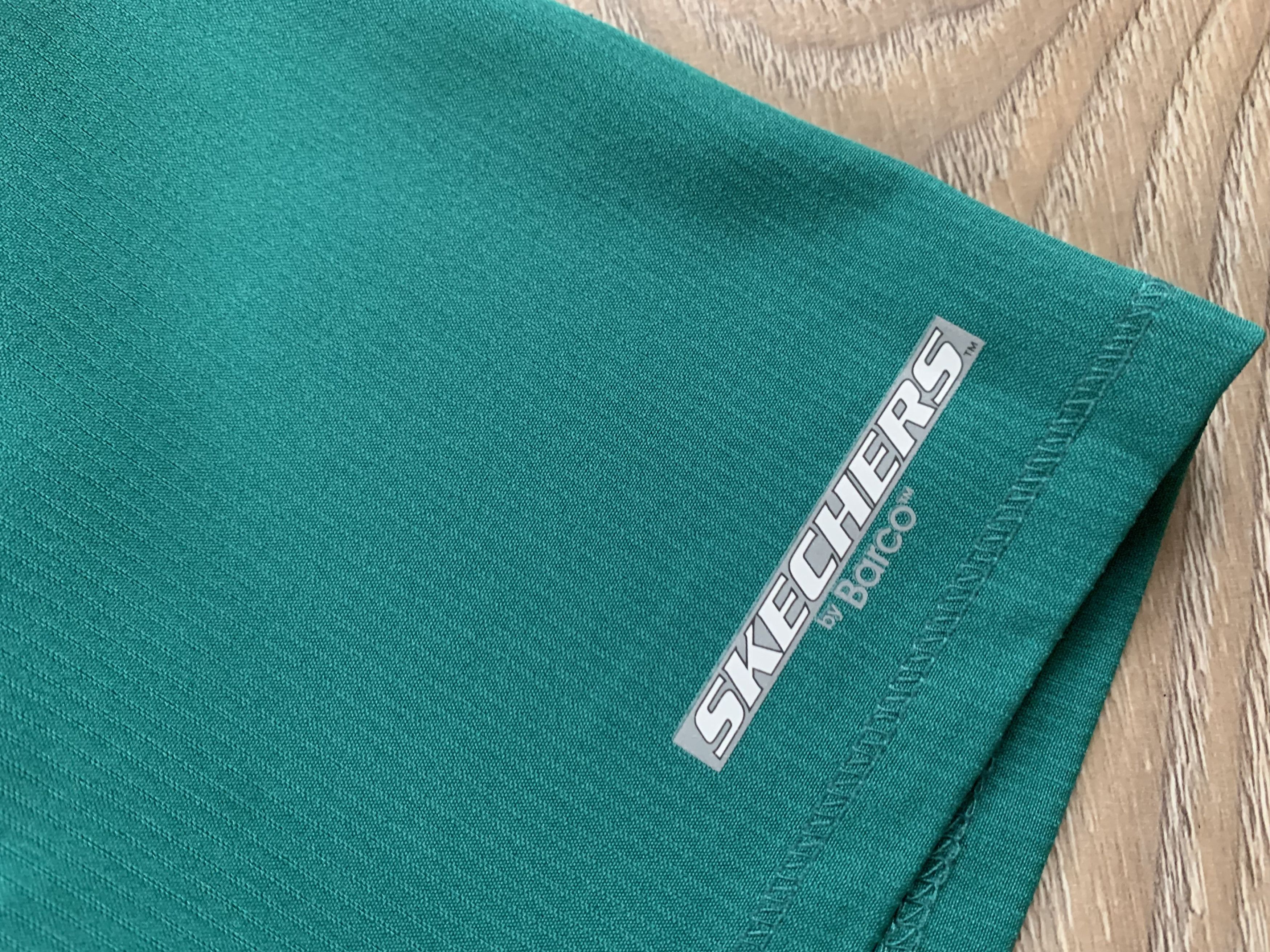 SKECHERS Skechers by Barco Green Medical Scrub V-Neck T-Shirt Size M / US 6-8 / IT 42-44 - 5 Thumbnail