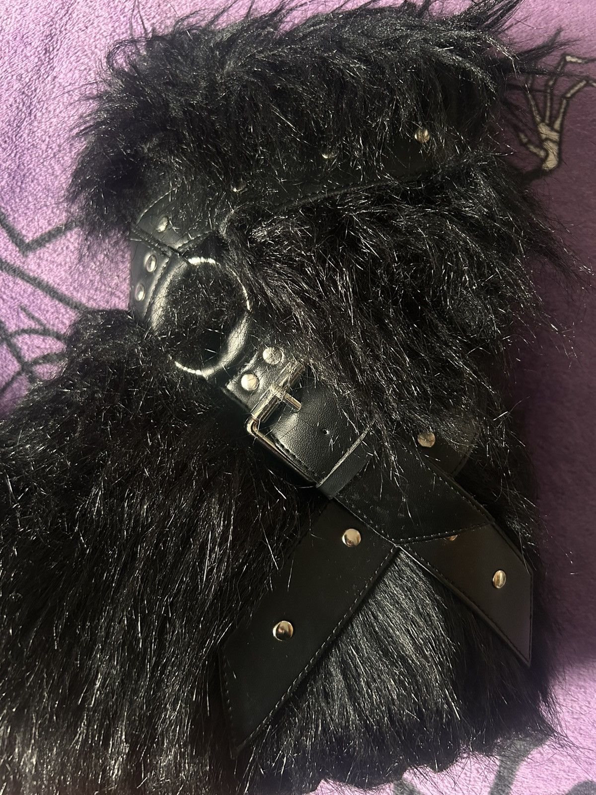 Dolls Kill dolls kill faux/fur boots with platforms Size US 6 / IT 36 - 4 Thumbnail