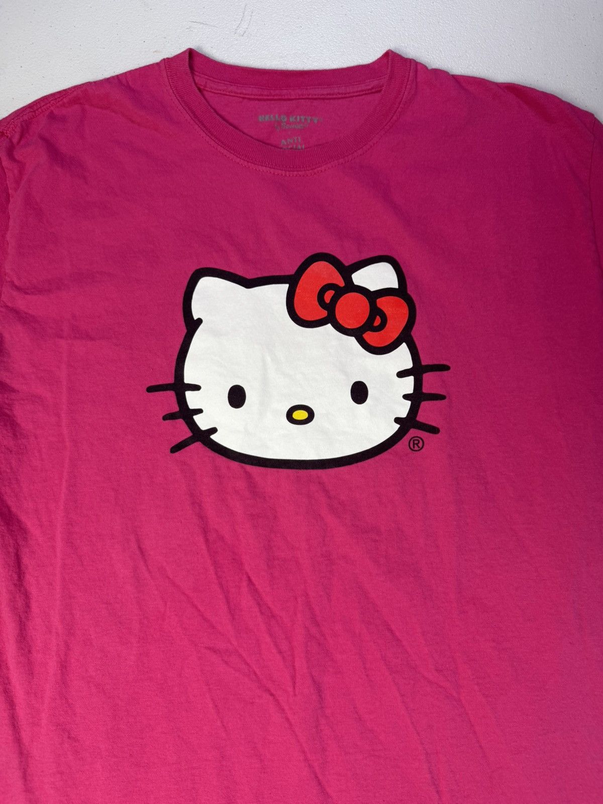 Anti Social Social Club Anit Social Social Club x Hello Kitty Pink T Shirt Size M Size US M / EU 48-50 / 2 - 2 Thumbnail