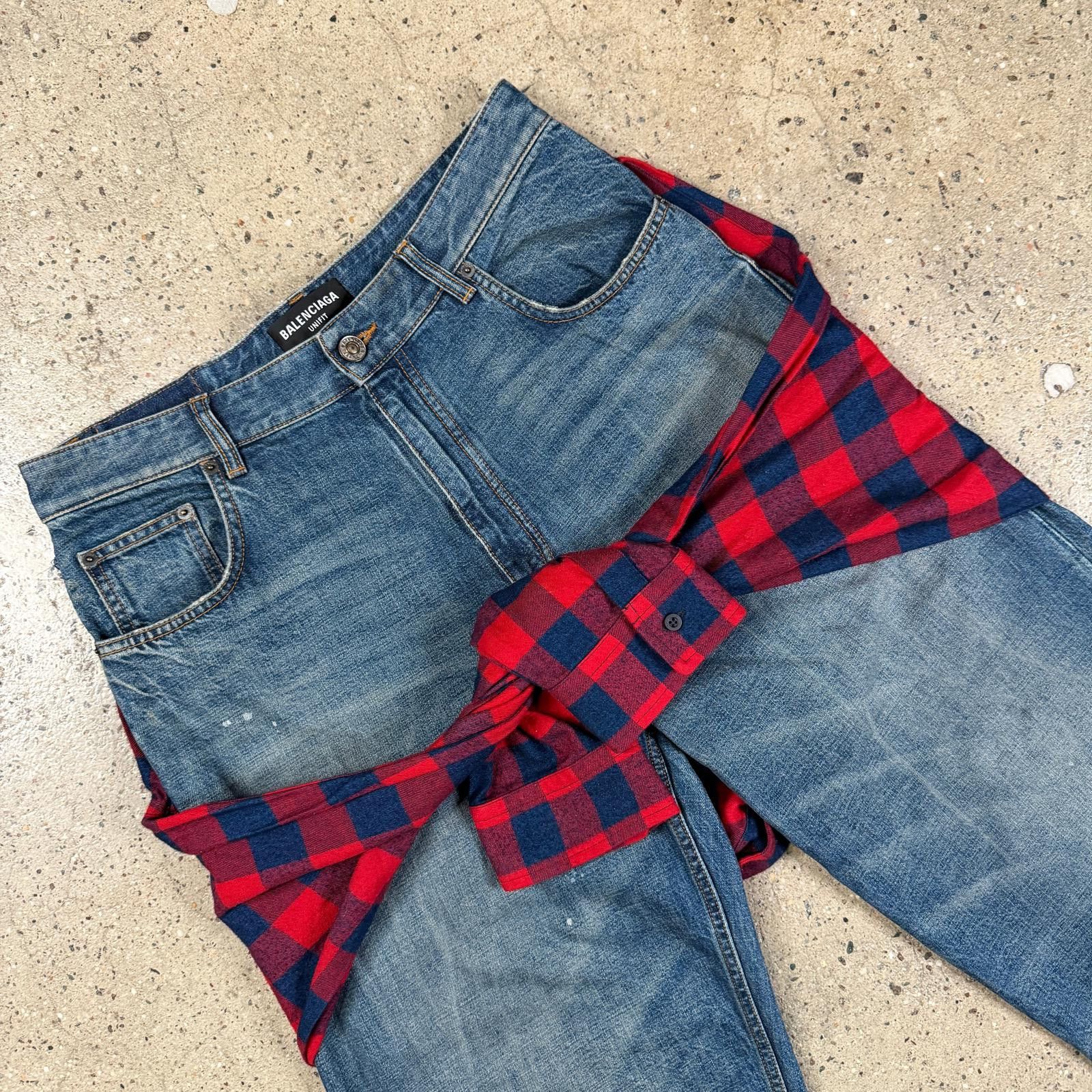 Balenciaga Flannel Jeans