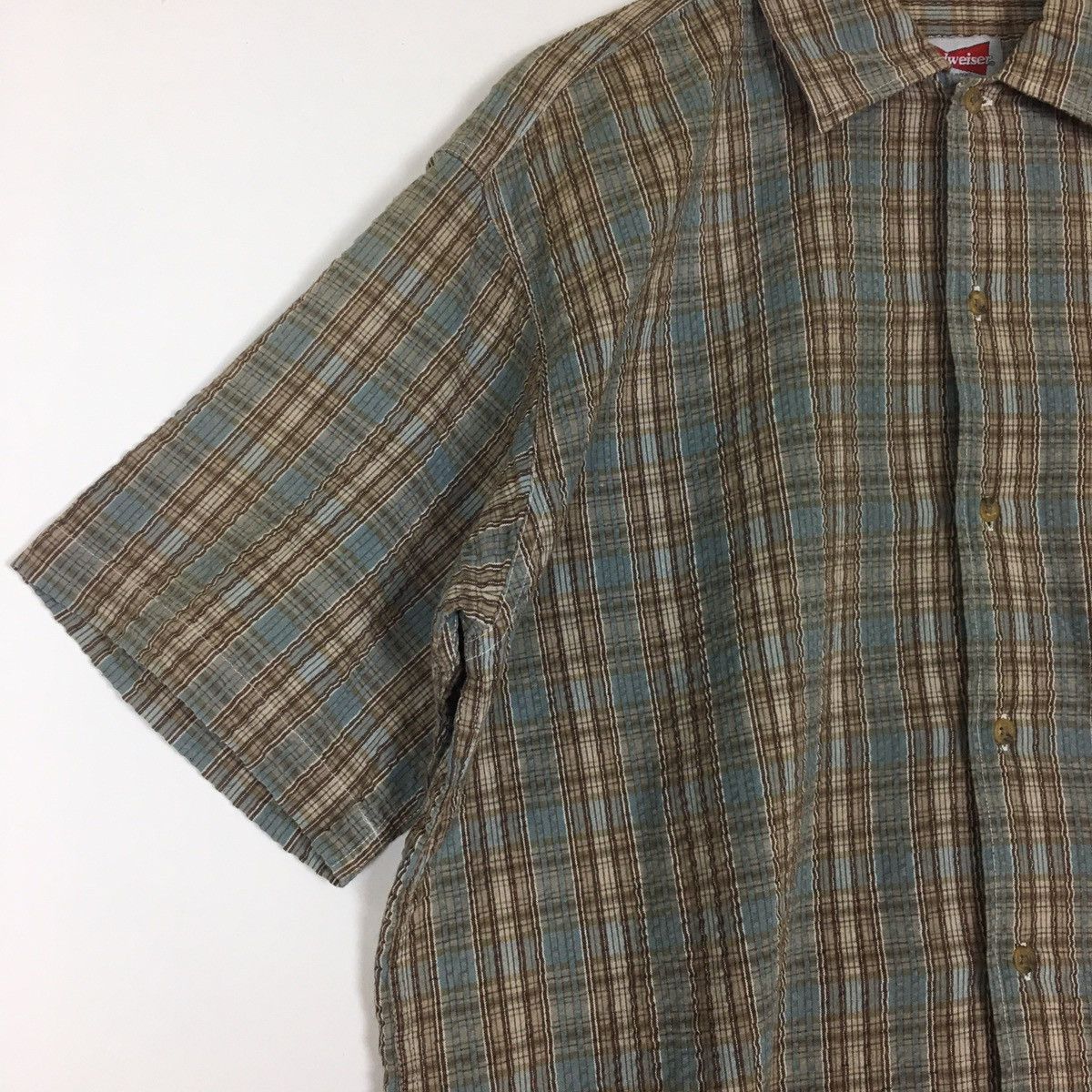 Budweiser Vintage Budweiser King Of Beers Button Ups Size US L / EU 52-54 / 3 - 4 Thumbnail