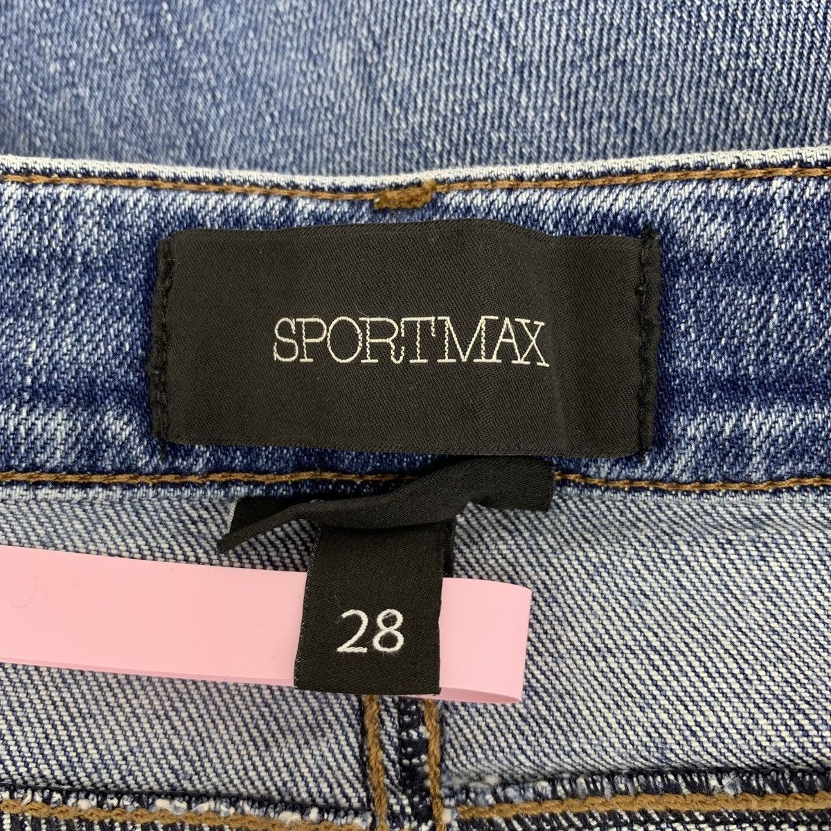 Sportmax Sportmax Blue Cotton Casual Denim Pants K26WX Size 28" / US 6 / IT 42 - 6 Thumbnail