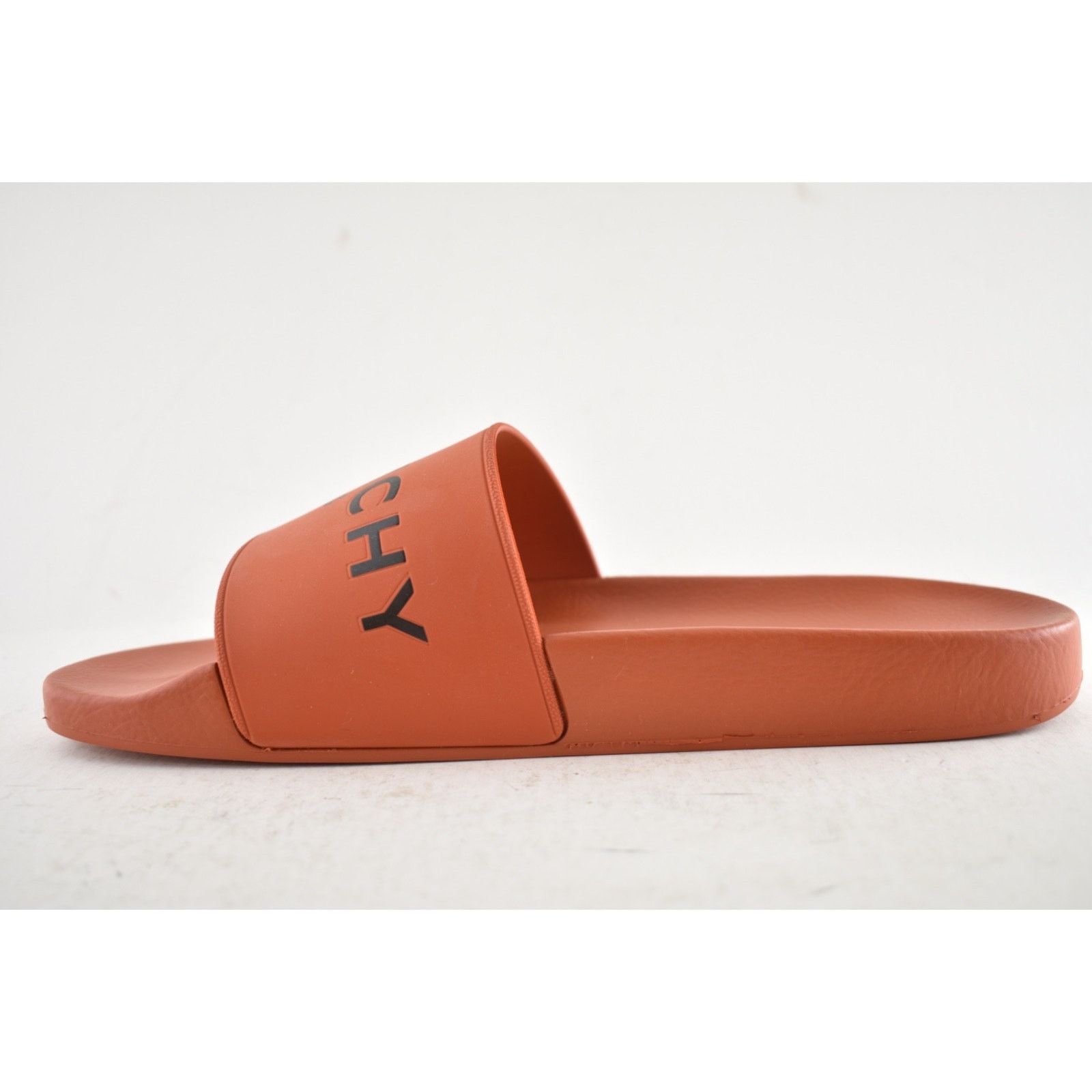 Givenchy Givenchy Orange Black Logo Rubber Pool Slide Sandal 44 11 Size US 11 / EU 44 - 8 Thumbnail