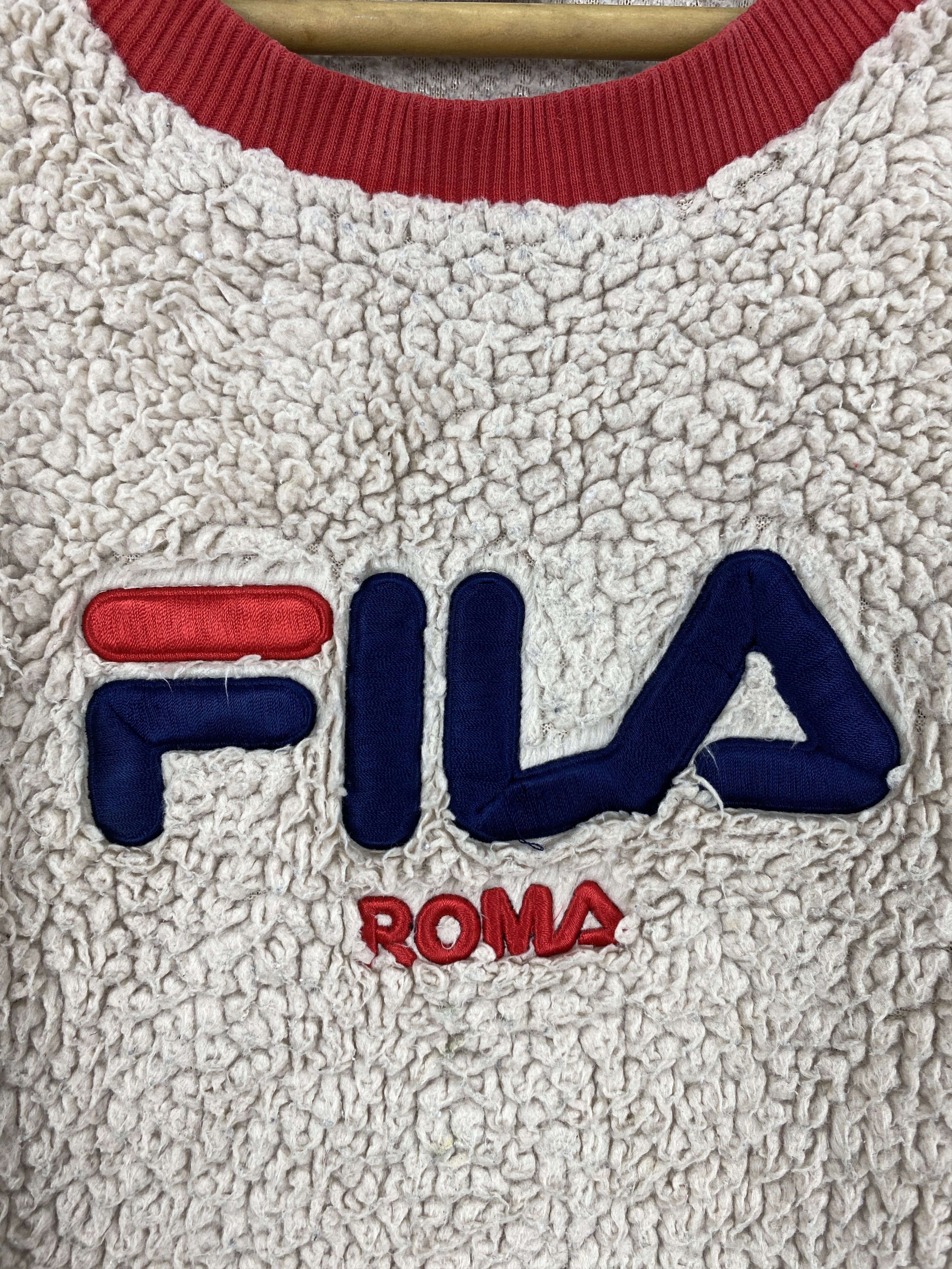 Fila Vintage Fila Brown Sweatshirt Rare y2k Fleece JA0145 Size US S / EU 44-46 / 1 - 5 Thumbnail