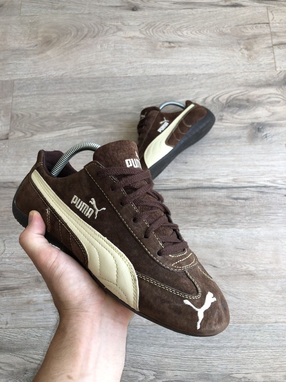 Puma Racing Vintage Puma Speed Cat Brown Suede 00s Sneakers Vintage Grailed