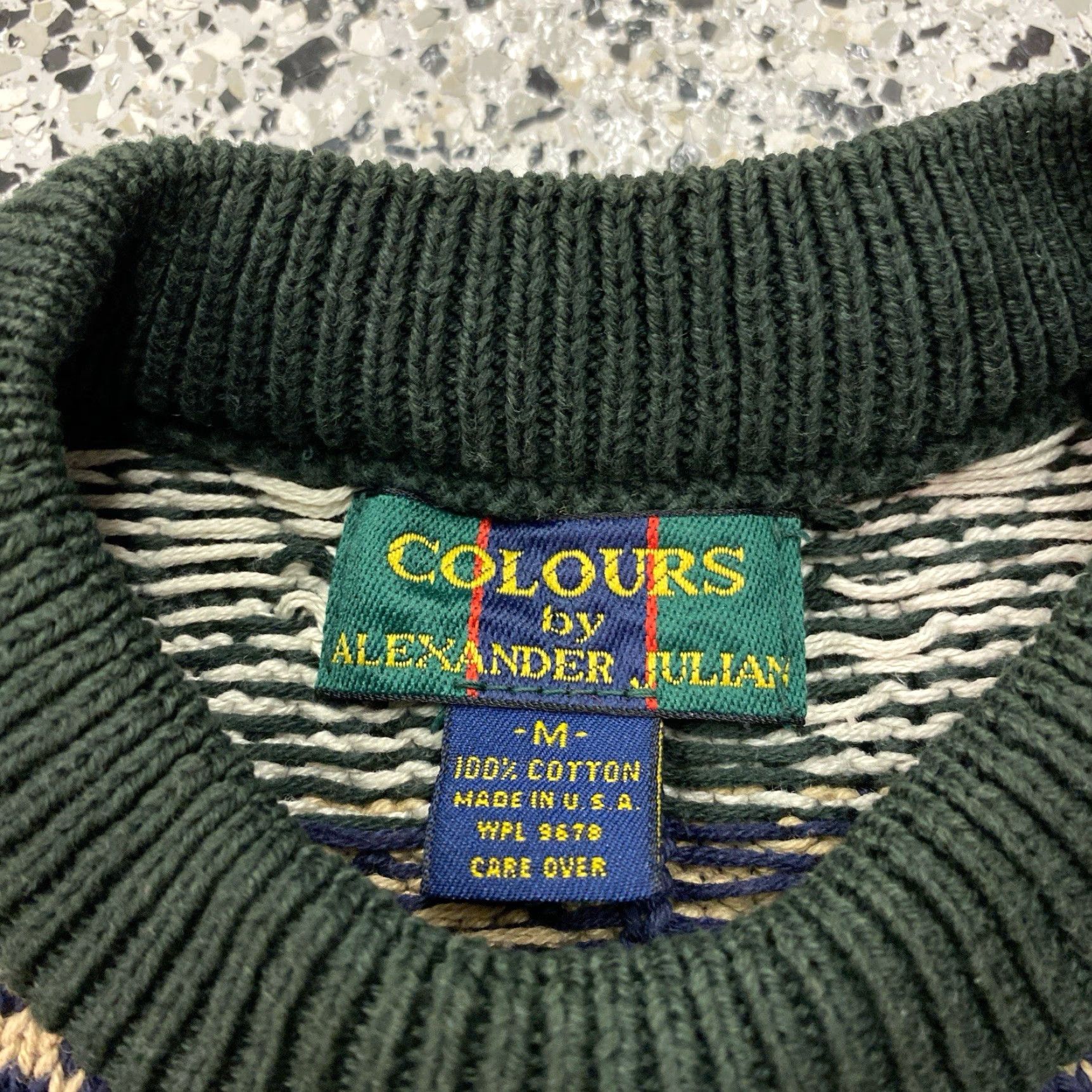 Vintage VINTAGE Colours Sweater Mens L Red Green Winter Snowflake Knit Holiday Shirt Pullover 80s 90s Christmas Mens Size US M / EU 48-50 / 2 - 2 Thumbnail