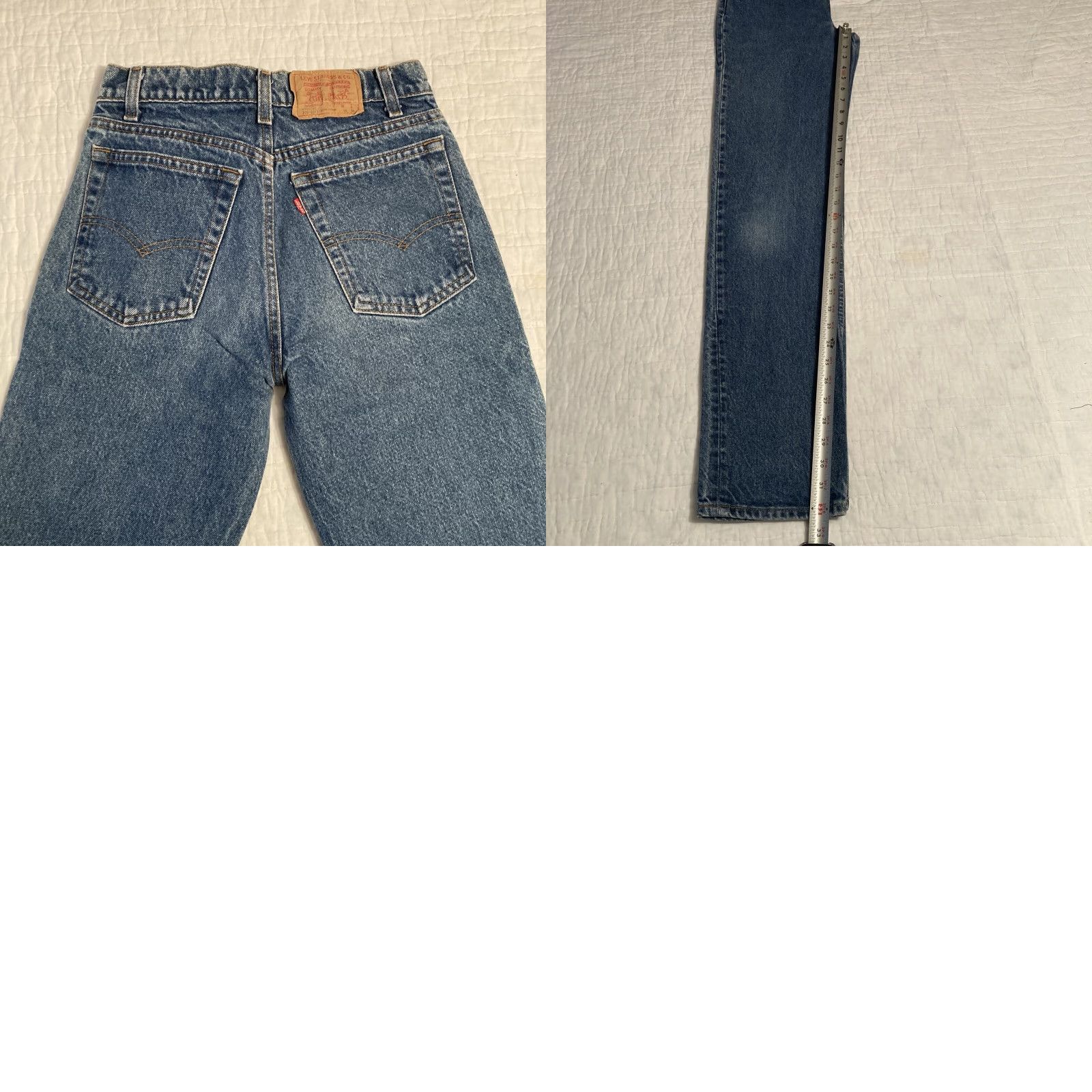Levi's VINTAGE Levi's Student 706-0217 Jeans 28W 34L Straight Blue 80s Mens Incredible Cond Size US 28 / EU 44 - 8 Thumbnail