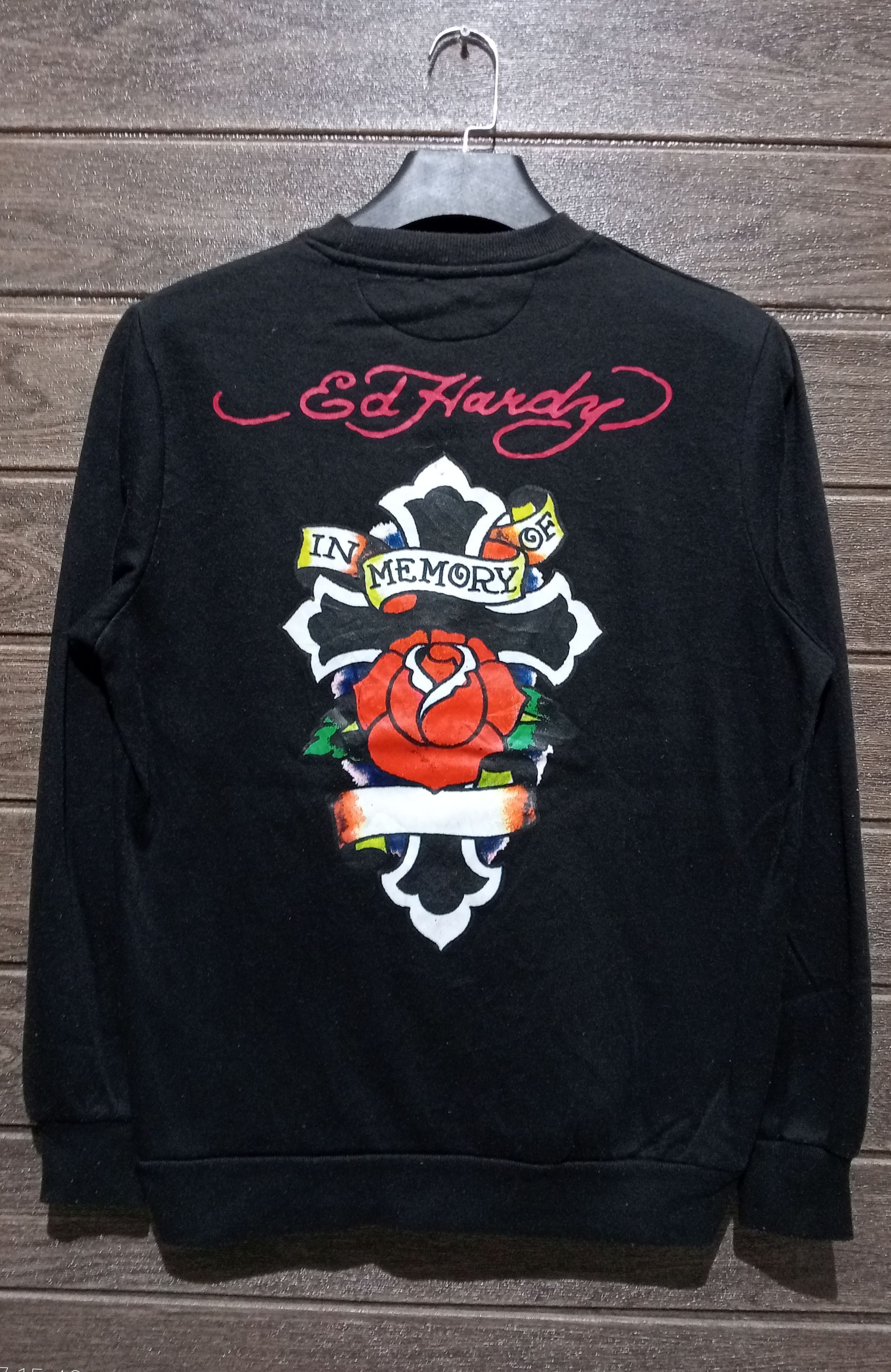 Ed Hardy Ed Hardy In Memory of Christian Audigier Crewneck Sweatshirt Size US L / EU 52-54 / 3 - 1 Thumbnail