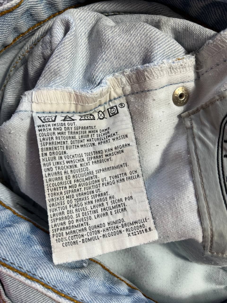 Levi's Vintage Levi's 90s Orange Tab Light Blue Denim Jeans Pants Size US 31 - 13 Thumbnail