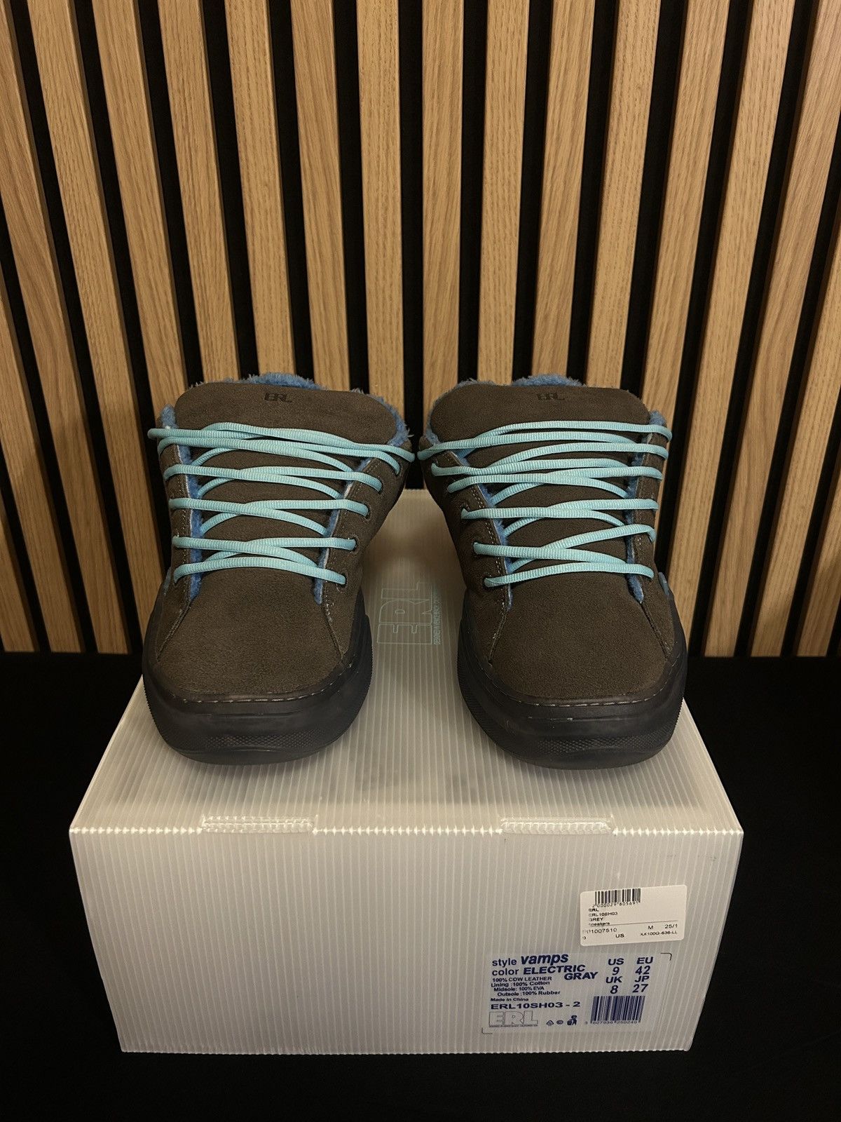 ERL ERL Vamp Sneakers in Electric Grey Size US 9 / EU 42 - 2 Thumbnail