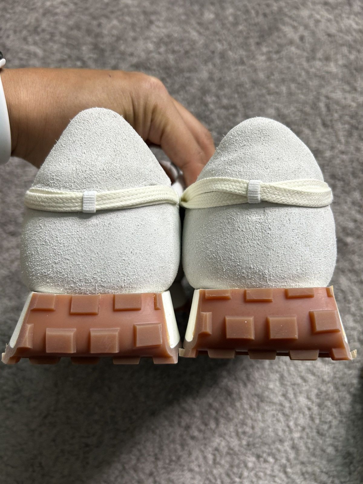 Rhude Size 9 - Rhude Rhunner White And Gray Sneakers Made In Italy Size US 9 / EU 42 - 5 Thumbnail