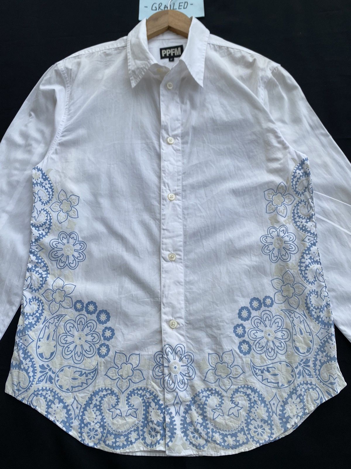 PPFM Rare PPFM White Button Shirt Size US S / EU 44-46 / 1 - 7 Thumbnail