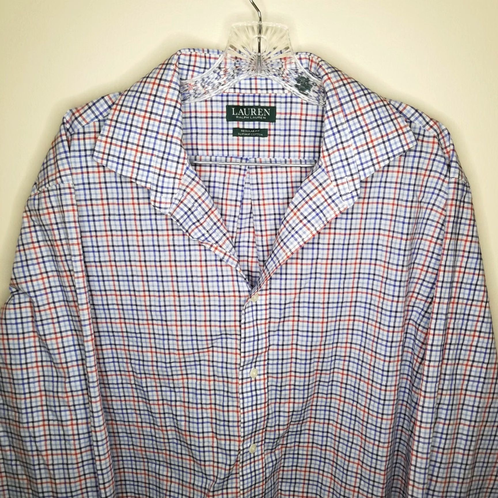 Ralph Lauren Lauren Ralph Lauren Mens Multicolored Long Sleeve Button-Up XL Shirt Size US XL / EU 56 / 4 - 2 Thumbnail