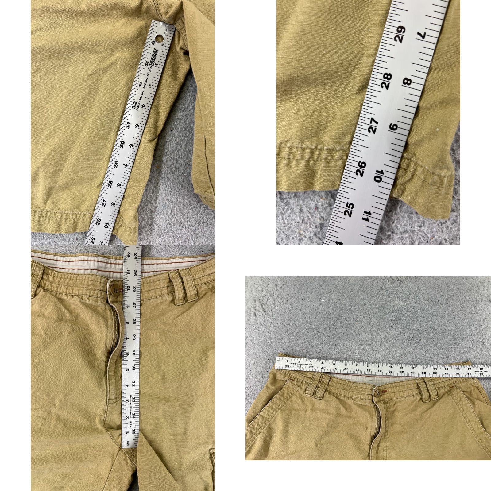 Vintage Columbia Shorts Men 36 Beige Cargo 100% Cotton Pockets Hike Hiking Camping READ Size US 36 / EU 52 - 8 Thumbnail