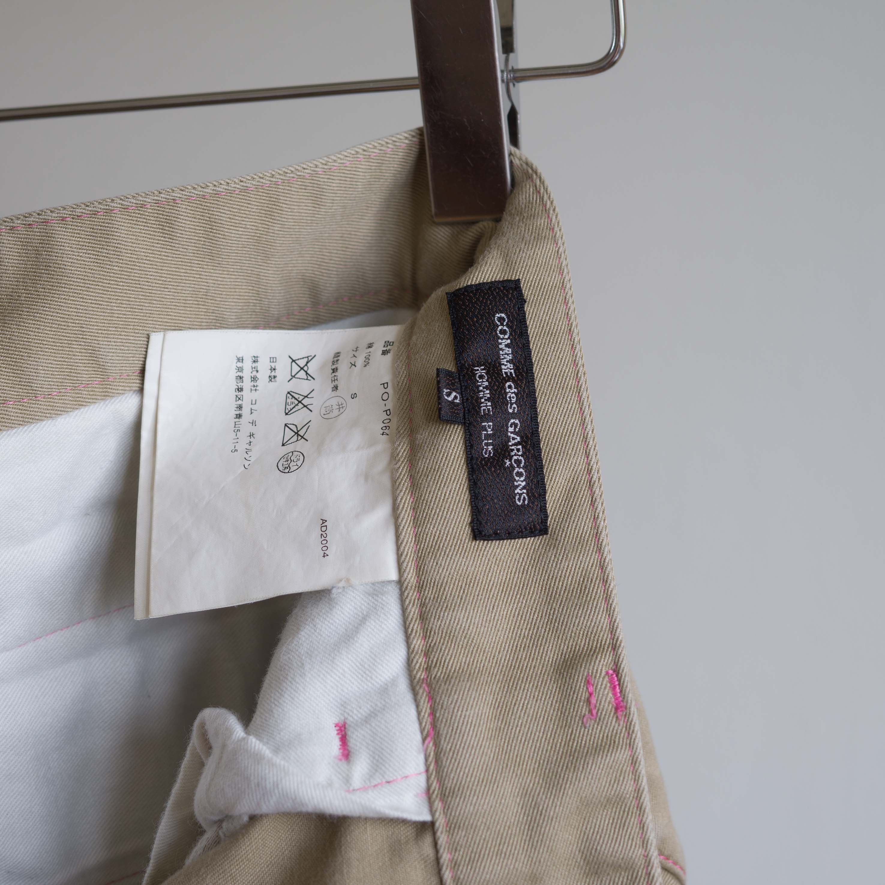 Comme des Garcons Homme Plus SS2005 COMME des GARÇONS HOMME PLUS TWILL TROUSERS Size US 30 / EU 46 - 5 Thumbnail