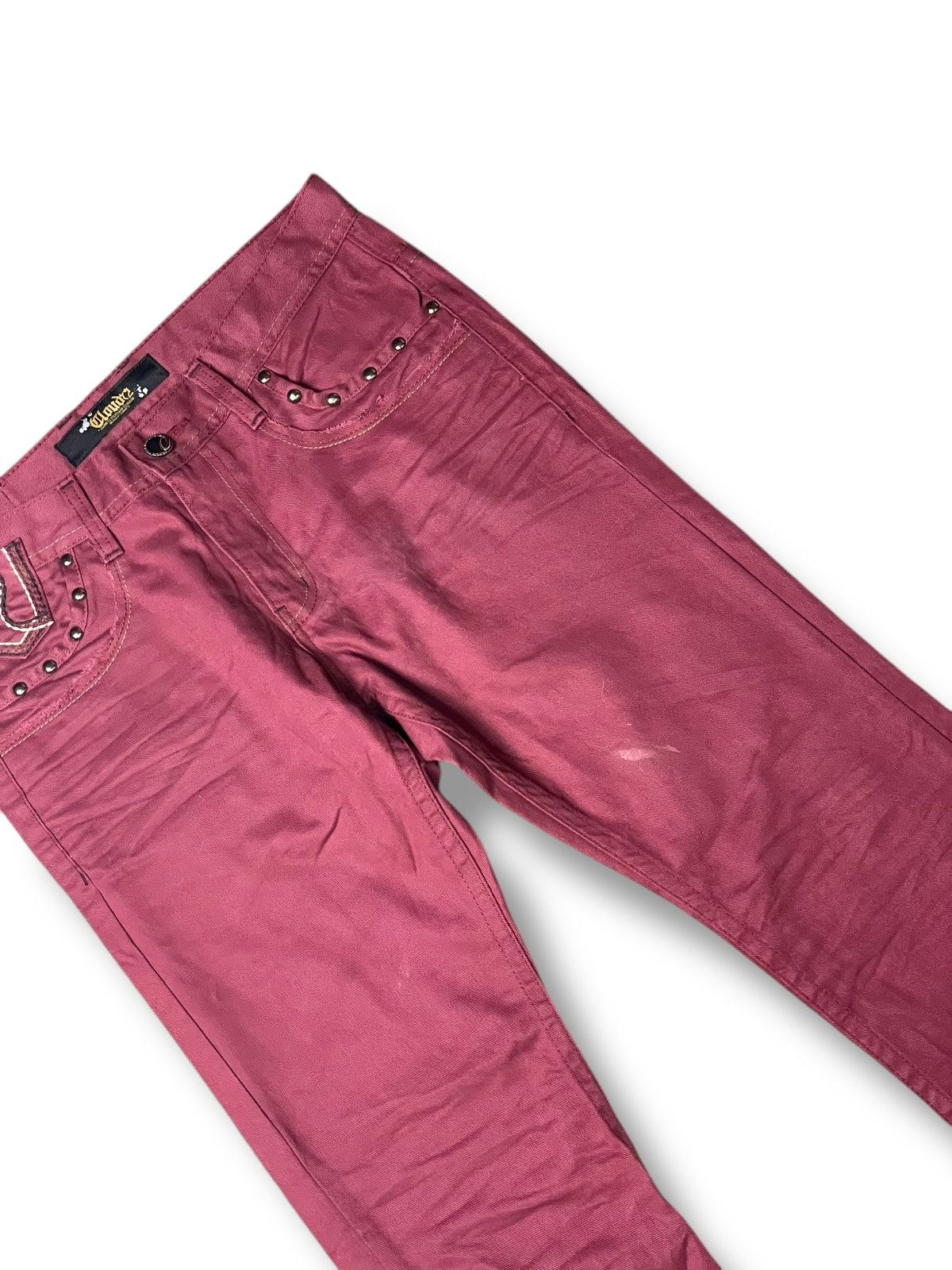 Japanese Brand × Vintage Vintage CLOUD72 Denim Embroidered Jeans (92) Size US 35 - 8 Thumbnail