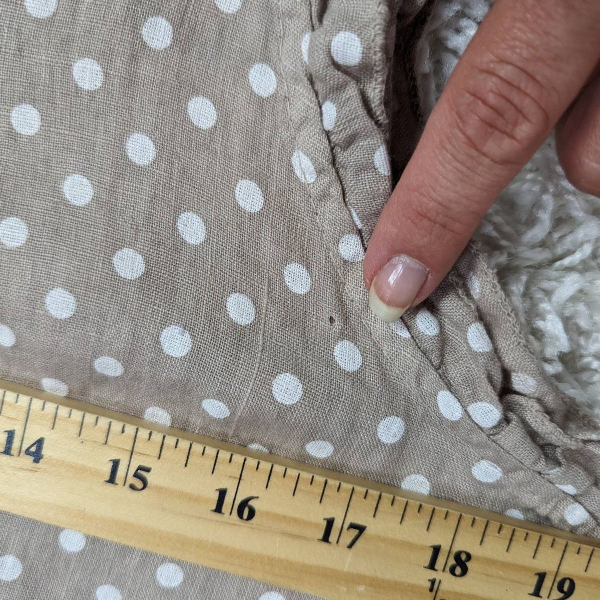 Other Stella Martini Polka Dot Linen Sundress Tan and White Medium Size M / US 6-8 / IT 42-44 - 8 Thumbnail