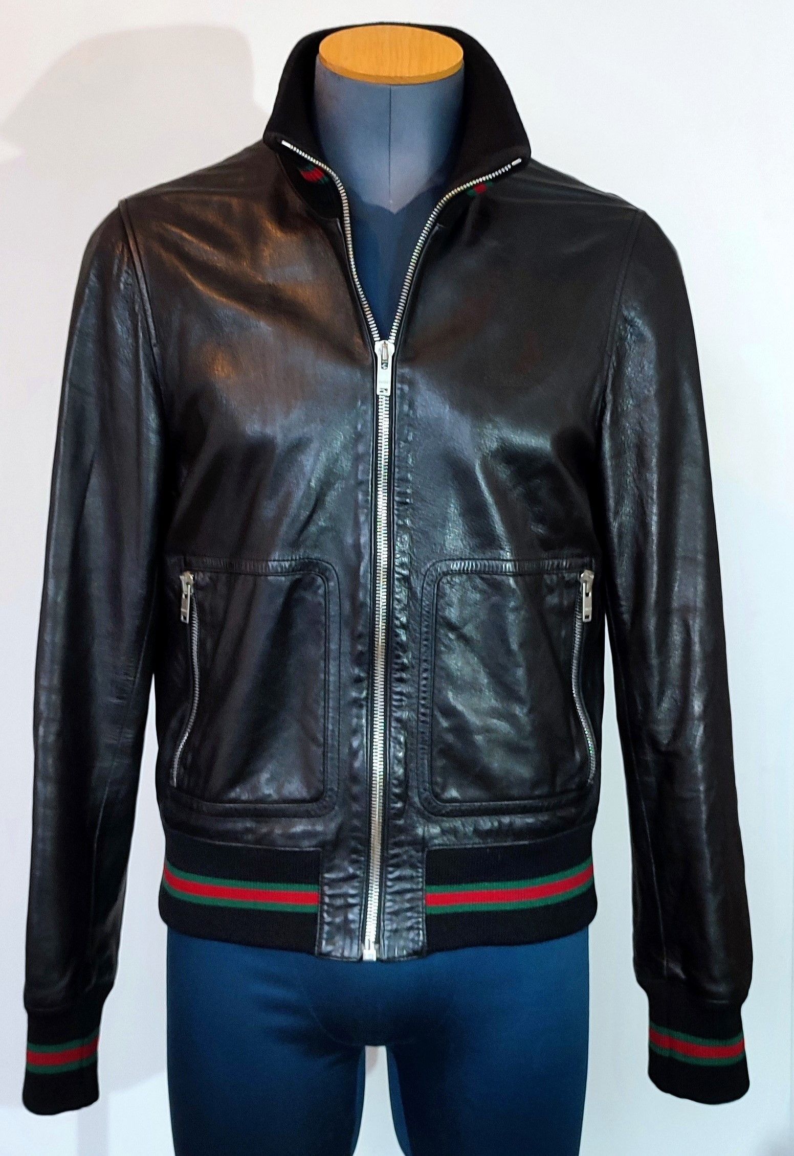 Gucci Bomber Cuir Gucci comme Neuf Size US L / EU 52-54 / 3 - 1 Thumbnail