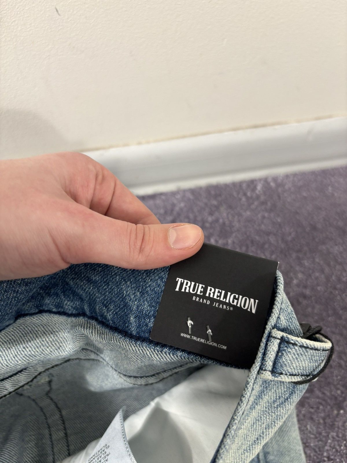 True Religion True Religion NWT Men’s Tony Skinny Light Blue Denim Jeans Size US 32 / EU 48 - 12 Thumbnail