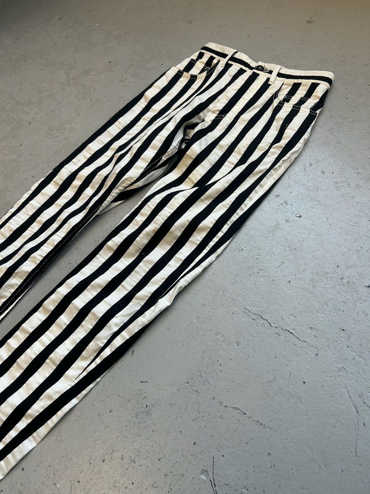 Ann Demeulemeester Ann Demeulemeester Striped Pants Size US 26 / EU 42 - 2 Thumbnail