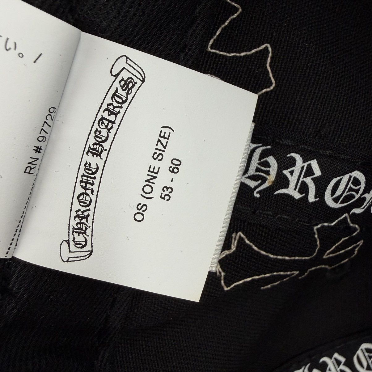 Chrome Hearts Chrome Hearts Black Grey White Patches Cap Hat Size ONE SIZE - 7 Thumbnail